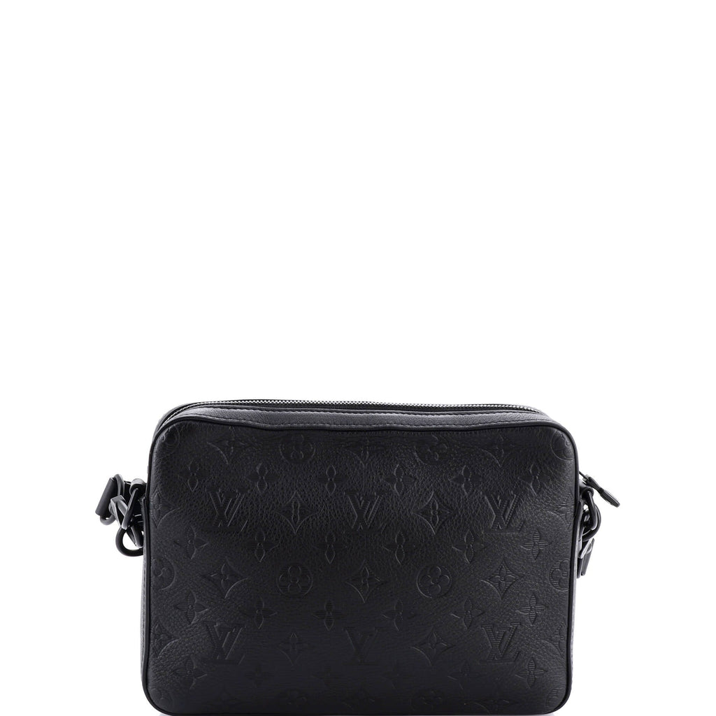 Trio Messenger Bag Monogram Shadow Leather