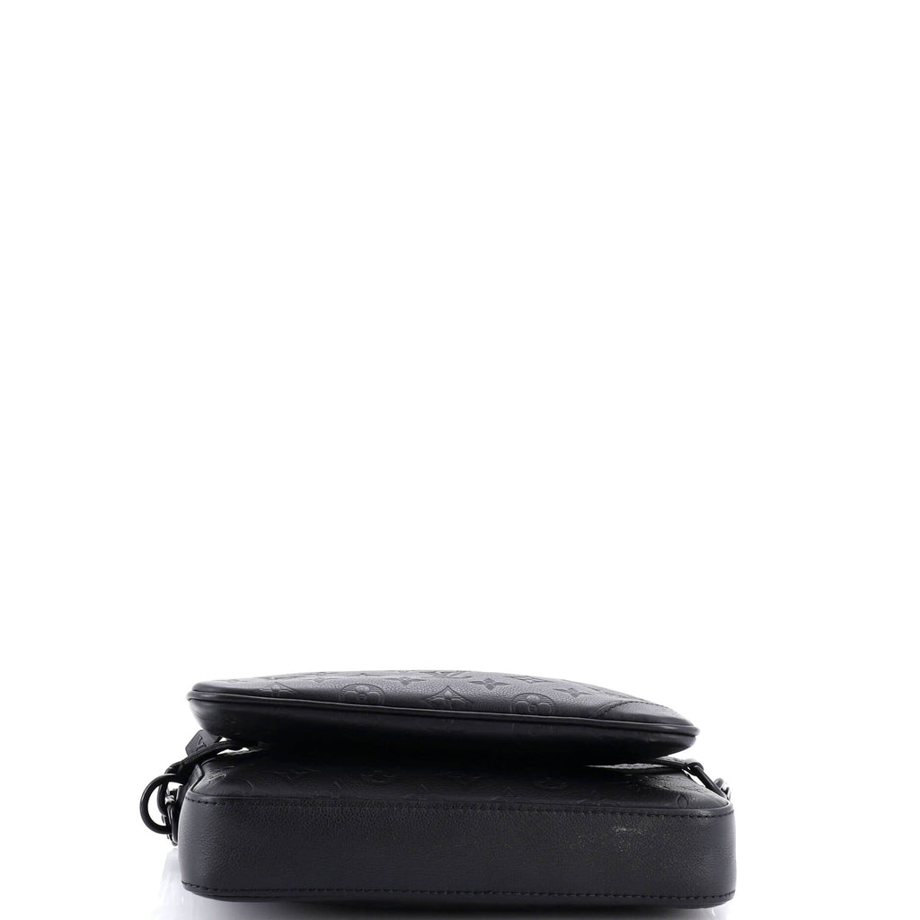 Trio Messenger Bag Monogram Shadow Leather
