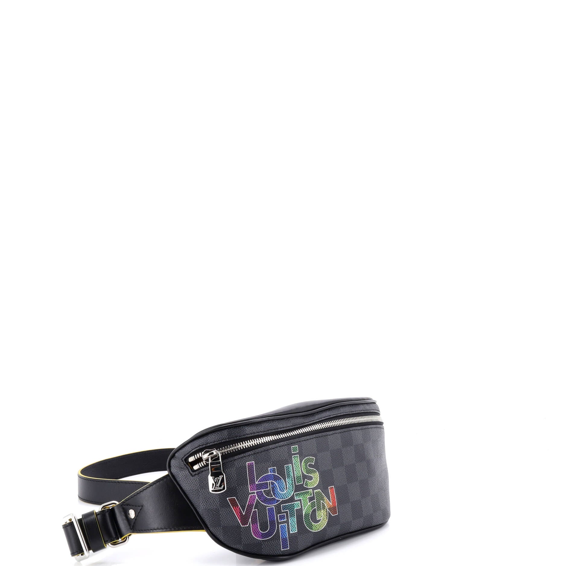 Campus Bumbag Limited Edition Interlinked Logo Damier Graphite
