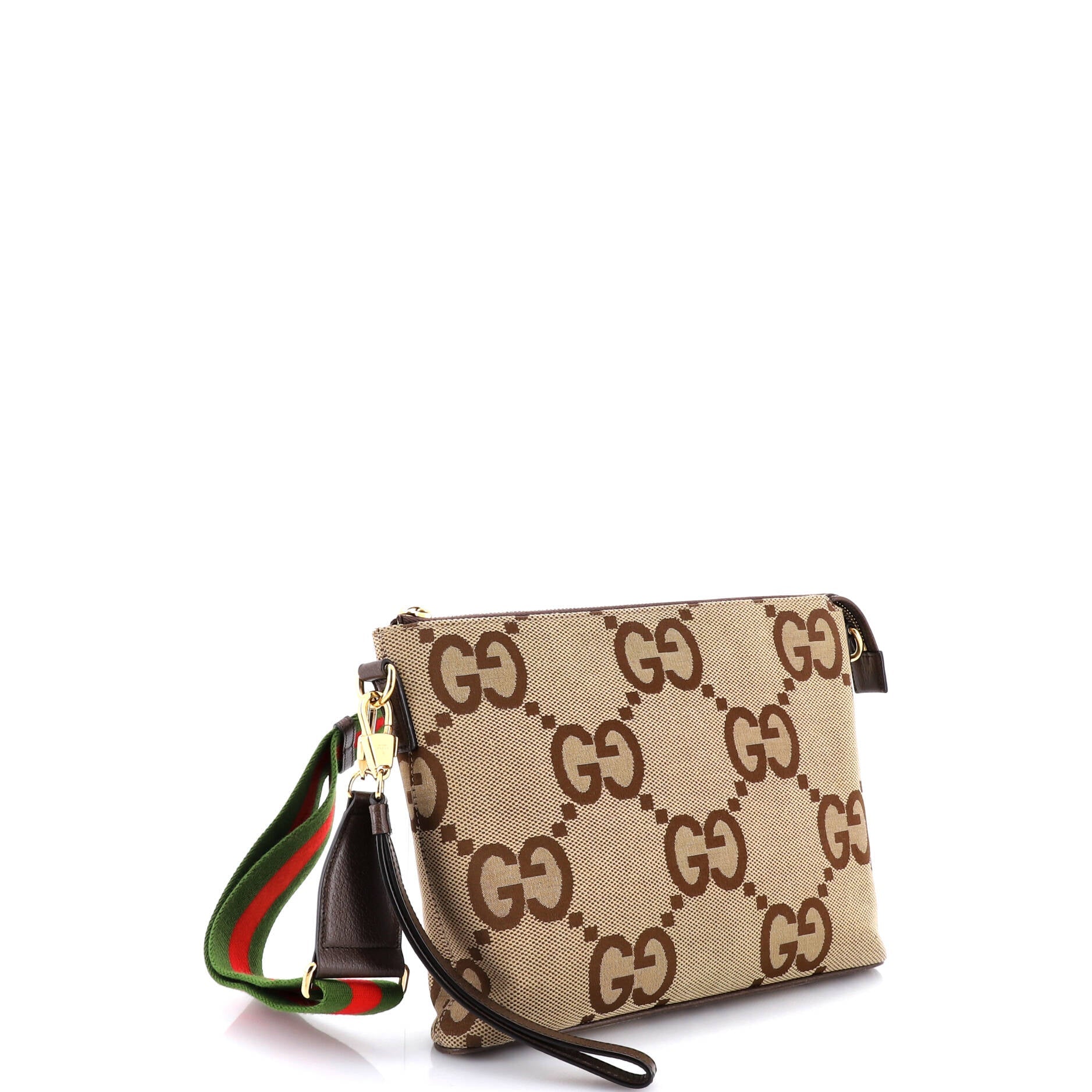 Zip Messenger Bag Jumbo GG Canvas