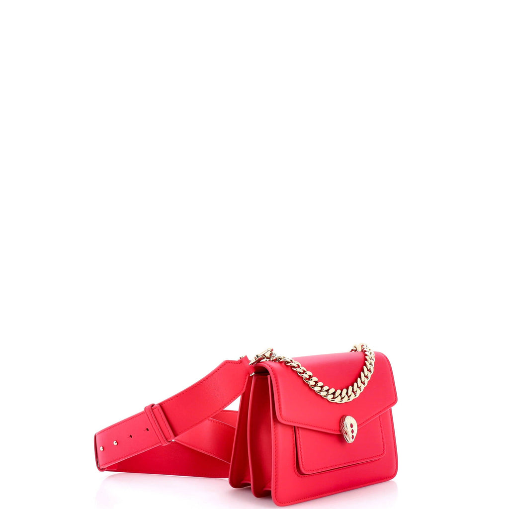 Serpenti Forever Maxi Chain Crossbody Bag Leather Small