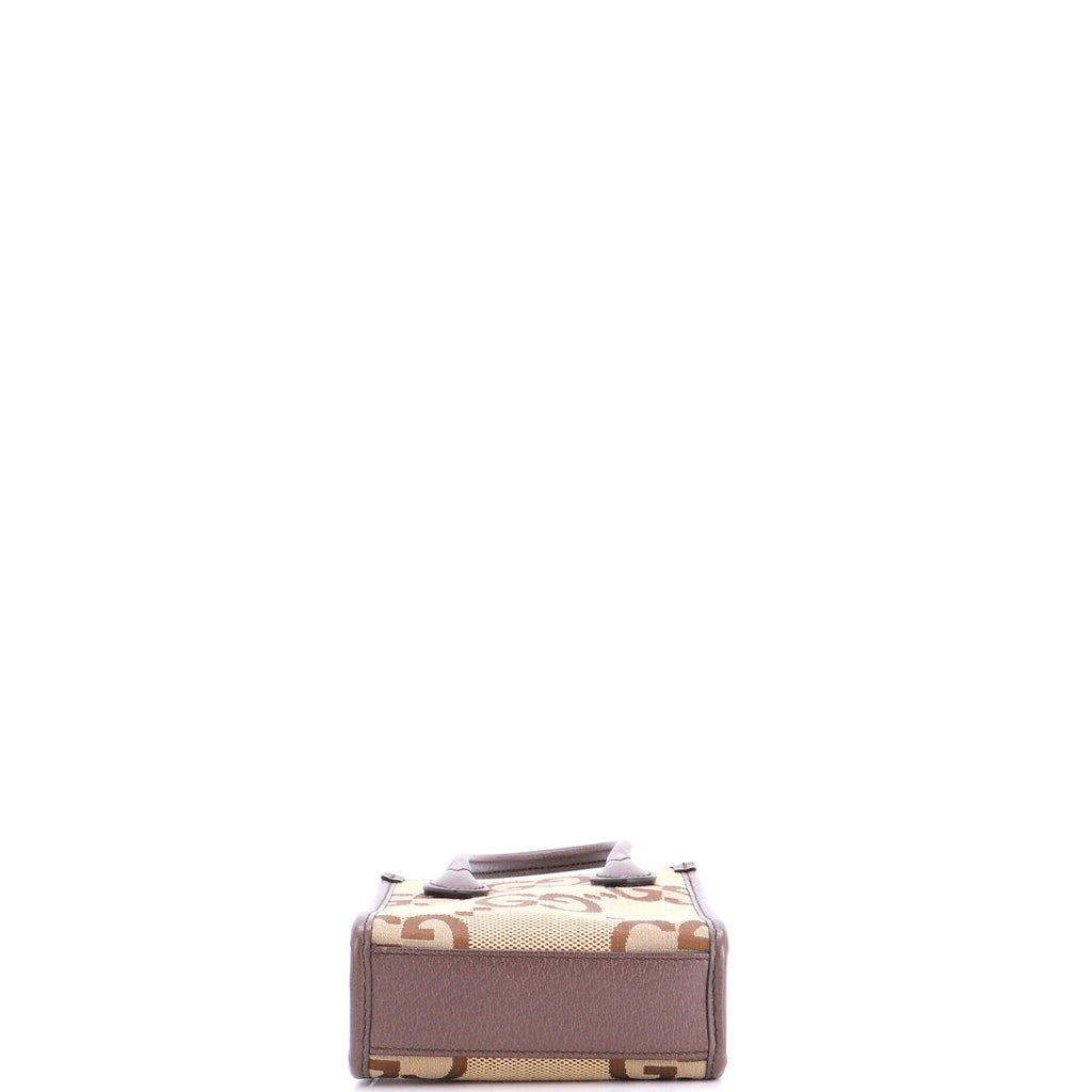 Vertical Tote Jumbo GG Canvas Mini