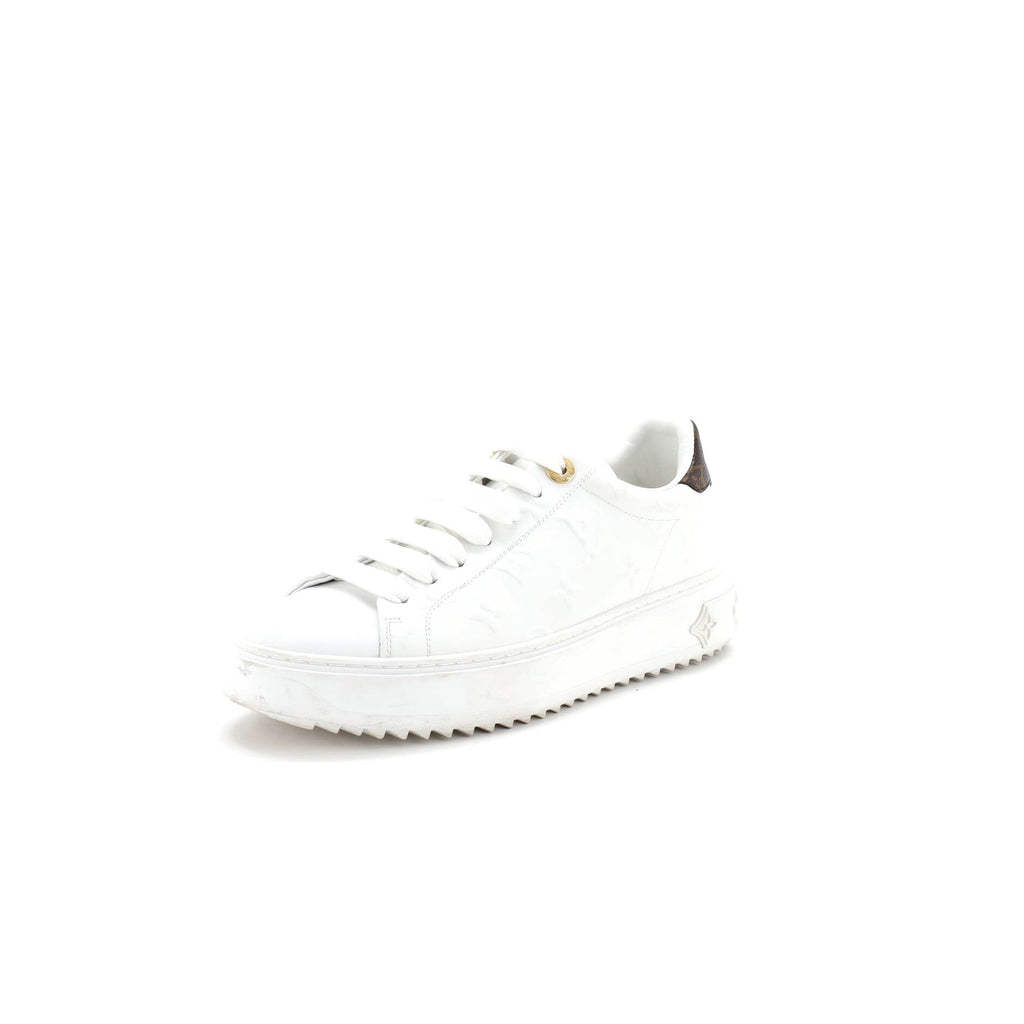 Women's Time Out Sneakers Monogram Embossed Leather