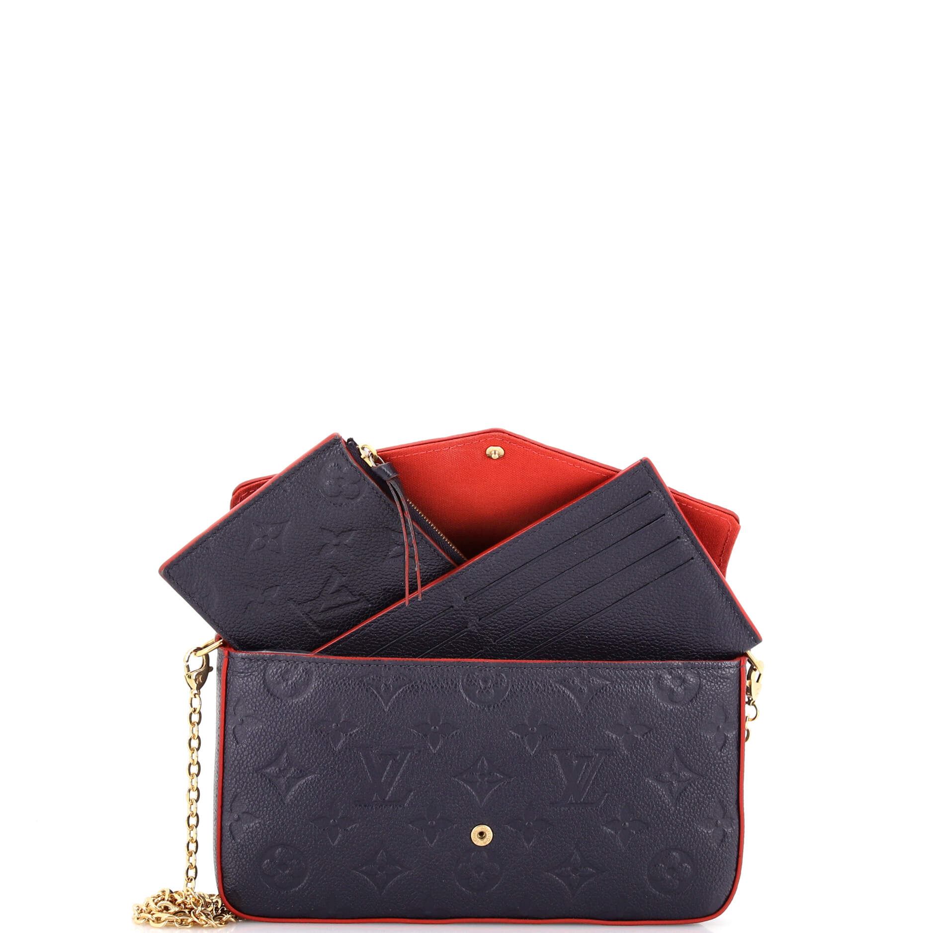 Felicie Pochette Monogram Empreinte Leather