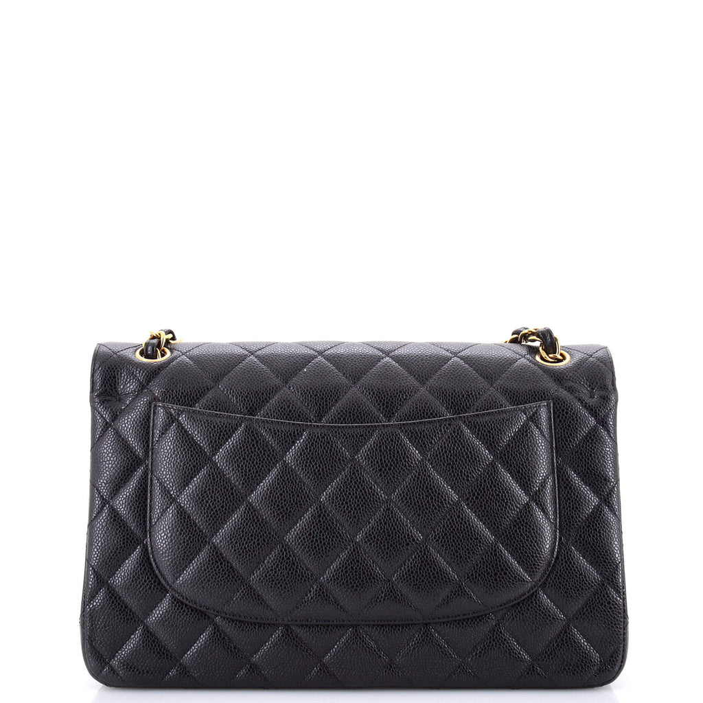 Classic Double Flap Bag Quilted Caviar Jumbo