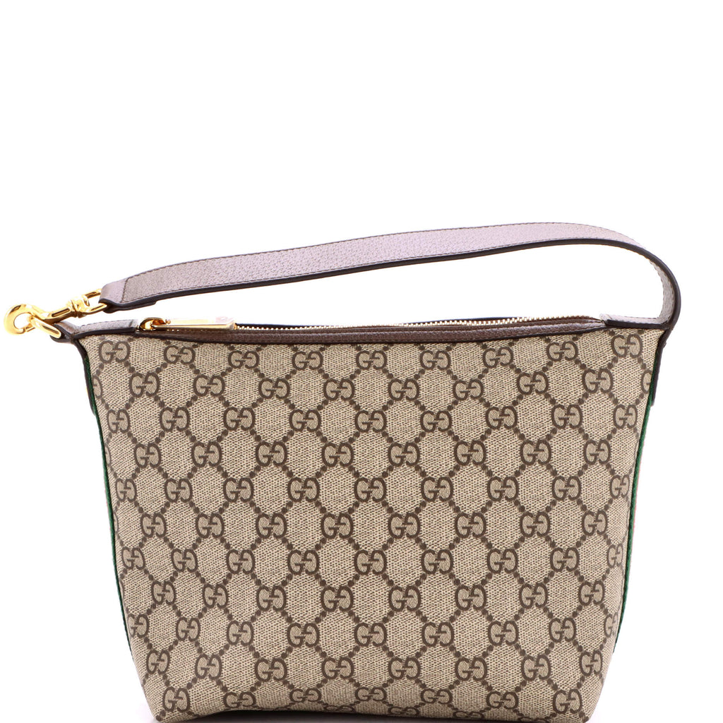 Ophidia Zip Shoulder Bag GG Coated Canvas Super Mini