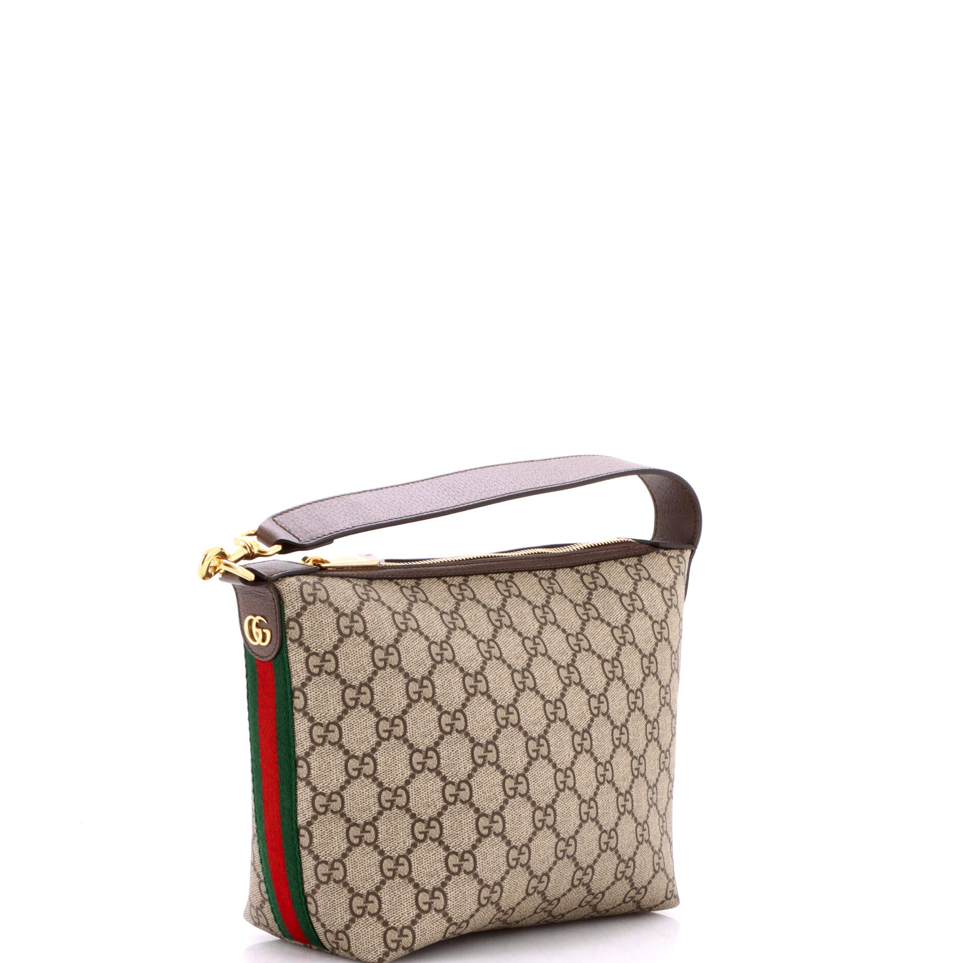 Ophidia Zip Shoulder Bag GG Coated Canvas Super Mini