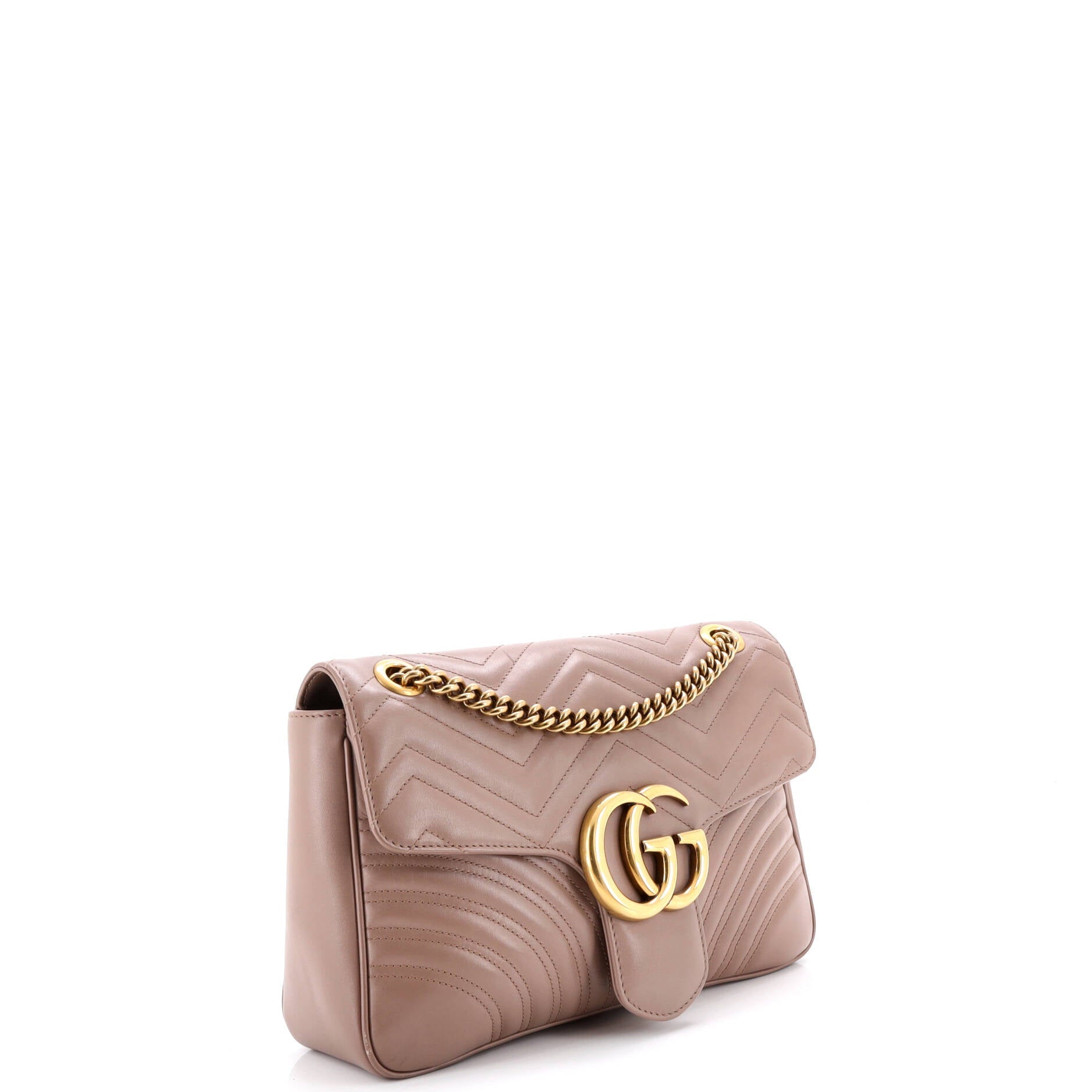GG Marmont Flap Bag Matelasse Leather Medium