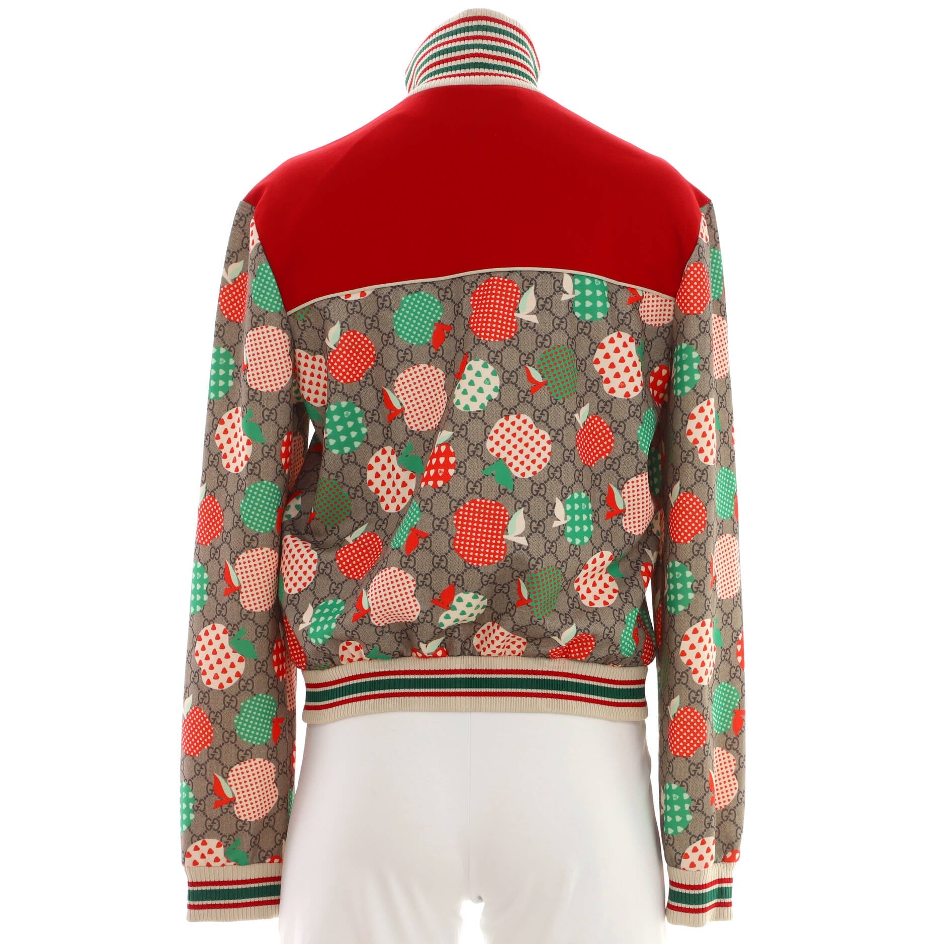 Women's Les Pommes Zip Track Jacket Polyester and Cotton Blend