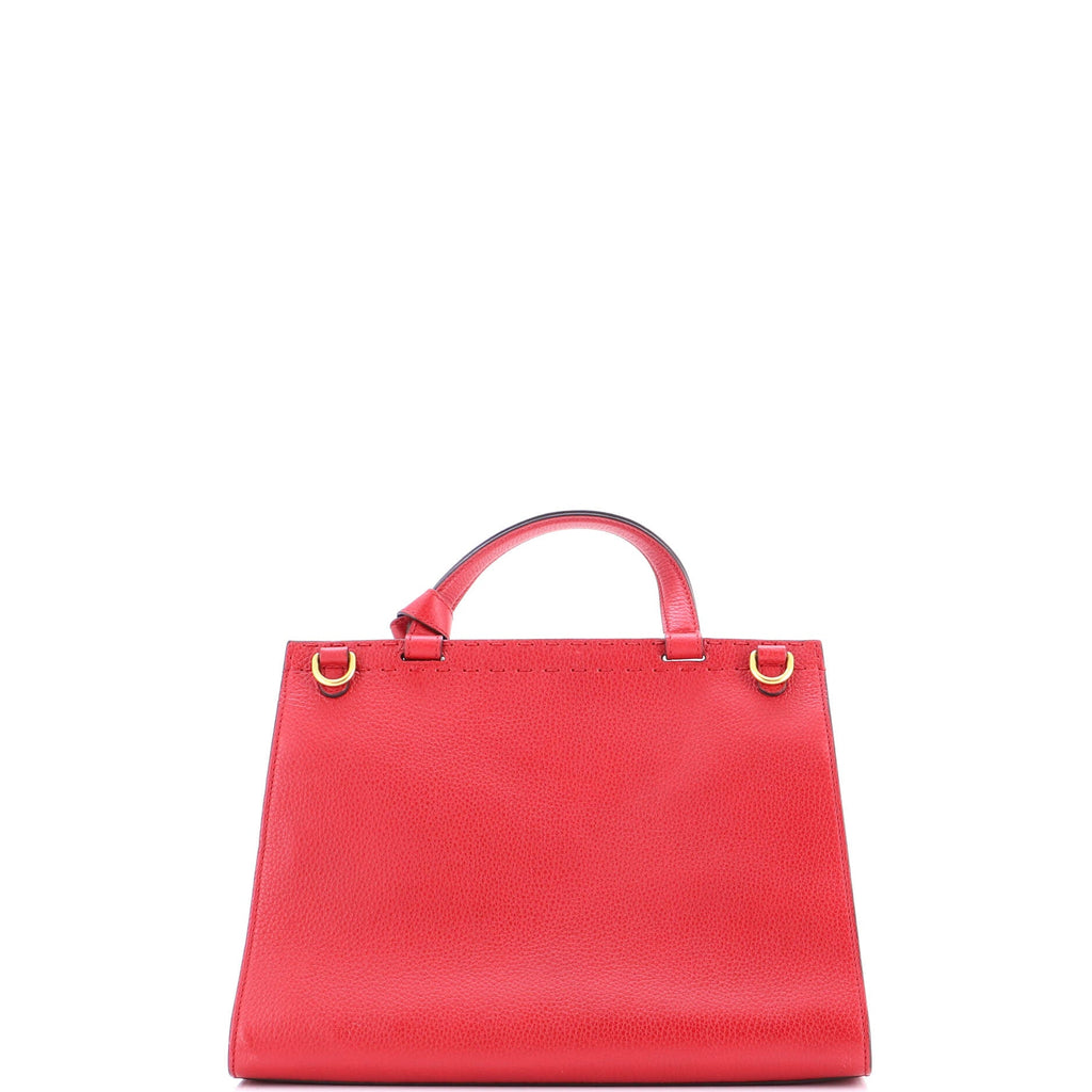 GG Marmont Top Handle Bag Leather Small