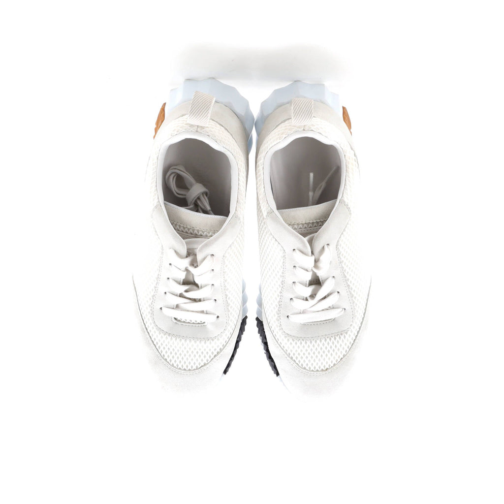 Women's Bouncing Sneakers Mesh and Suede