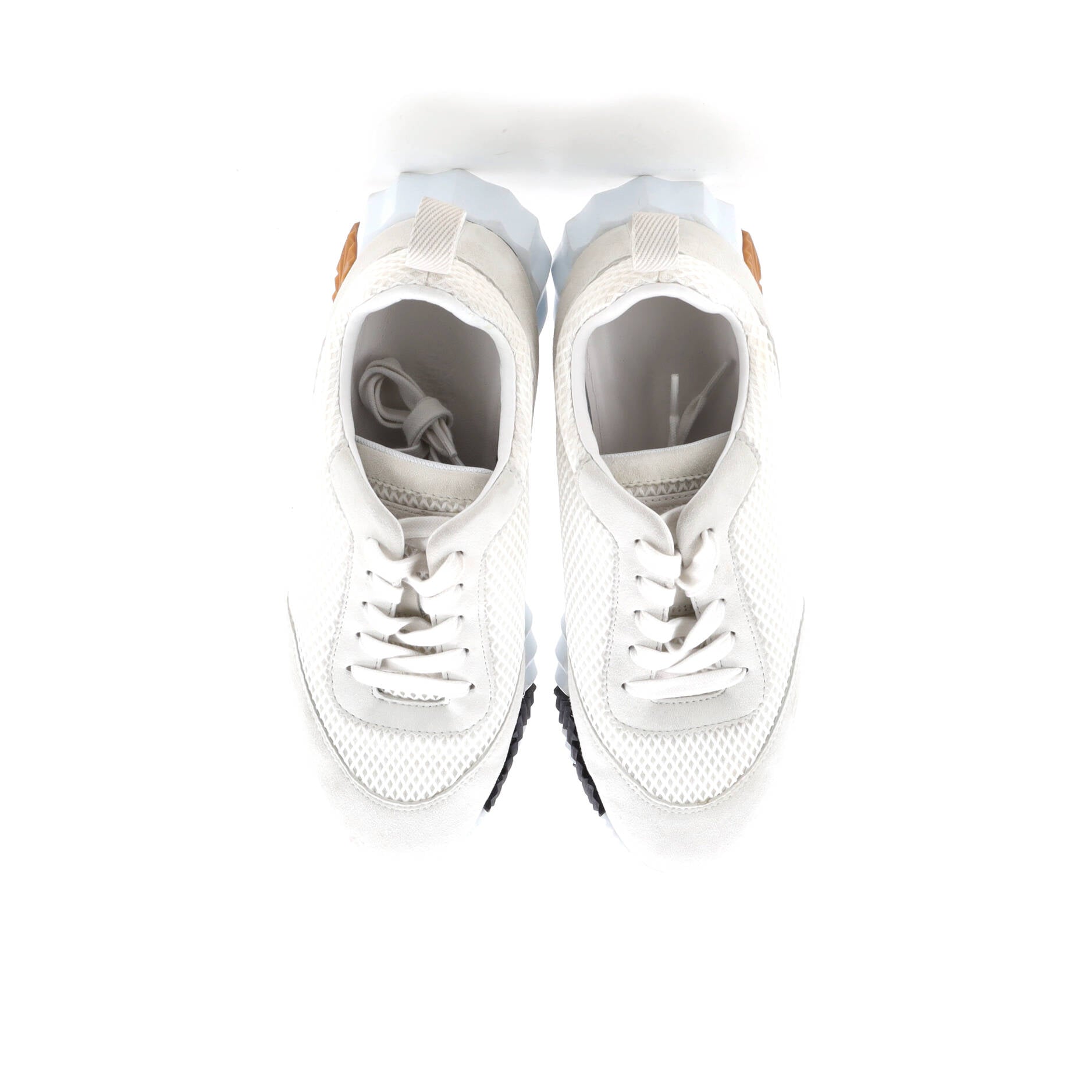 Women's Bouncing Sneakers Mesh and Suede