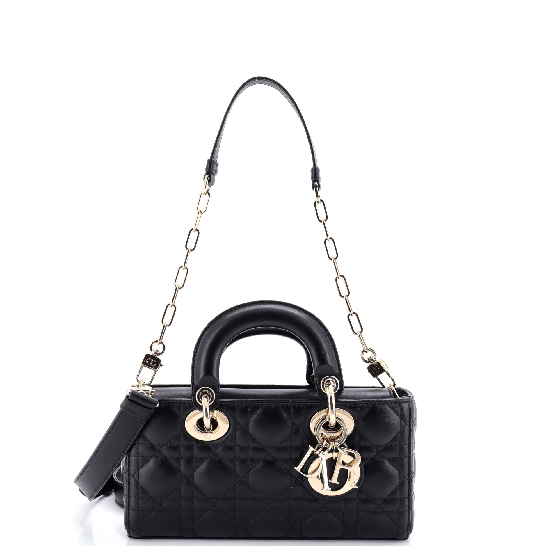 Lady D-Joy Bag Cannage Quilt Lambskin Small