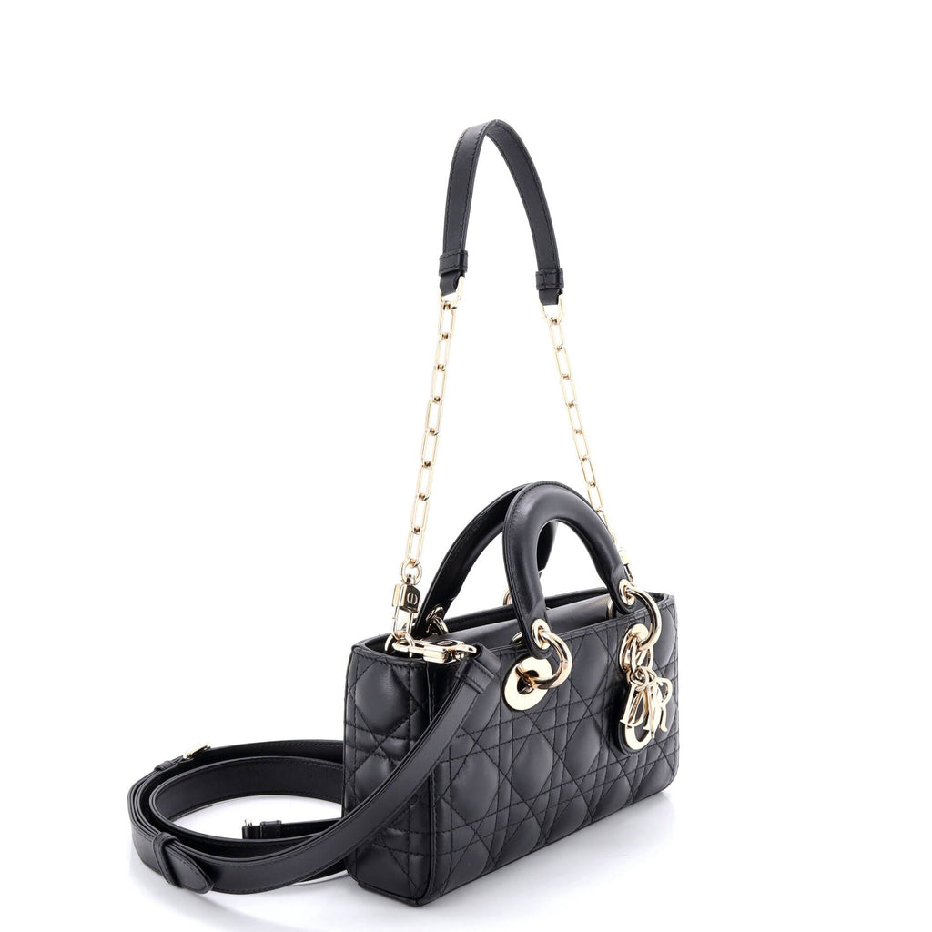 Lady D-Joy Bag Cannage Quilt Lambskin Small
