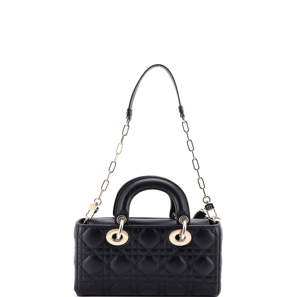 Lady D-Joy Bag Cannage Quilt Lambskin Small