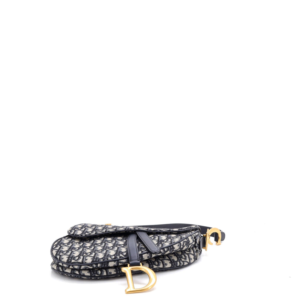 Saddle Handbag Oblique Canvas Medium