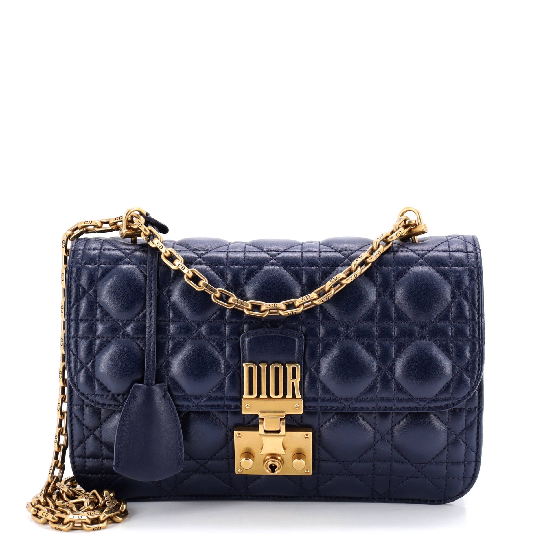 Dioraddict Flap Bag Cannage Quilt Lambskin Medium