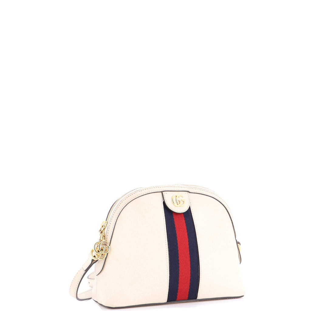 Ophidia Dome Shoulder Bag Leather Small