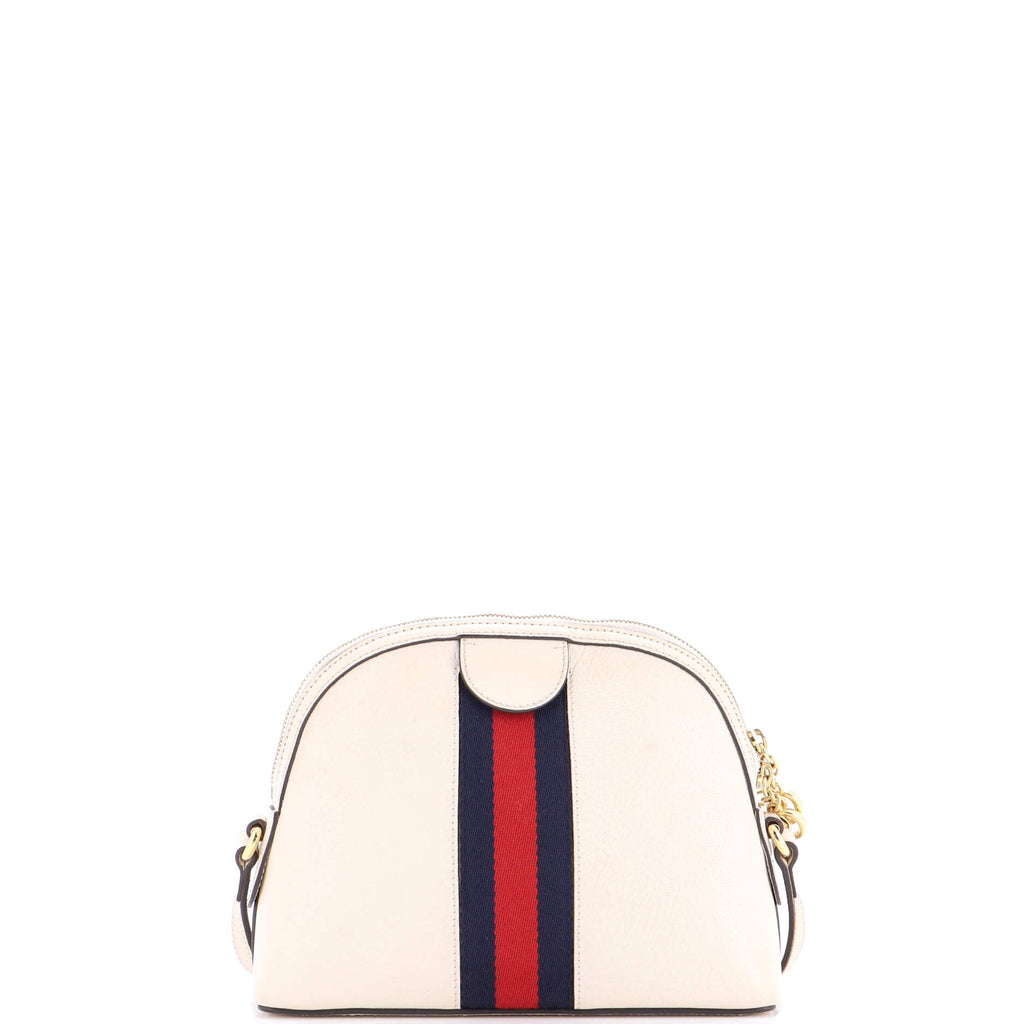 Ophidia Dome Shoulder Bag Leather Small