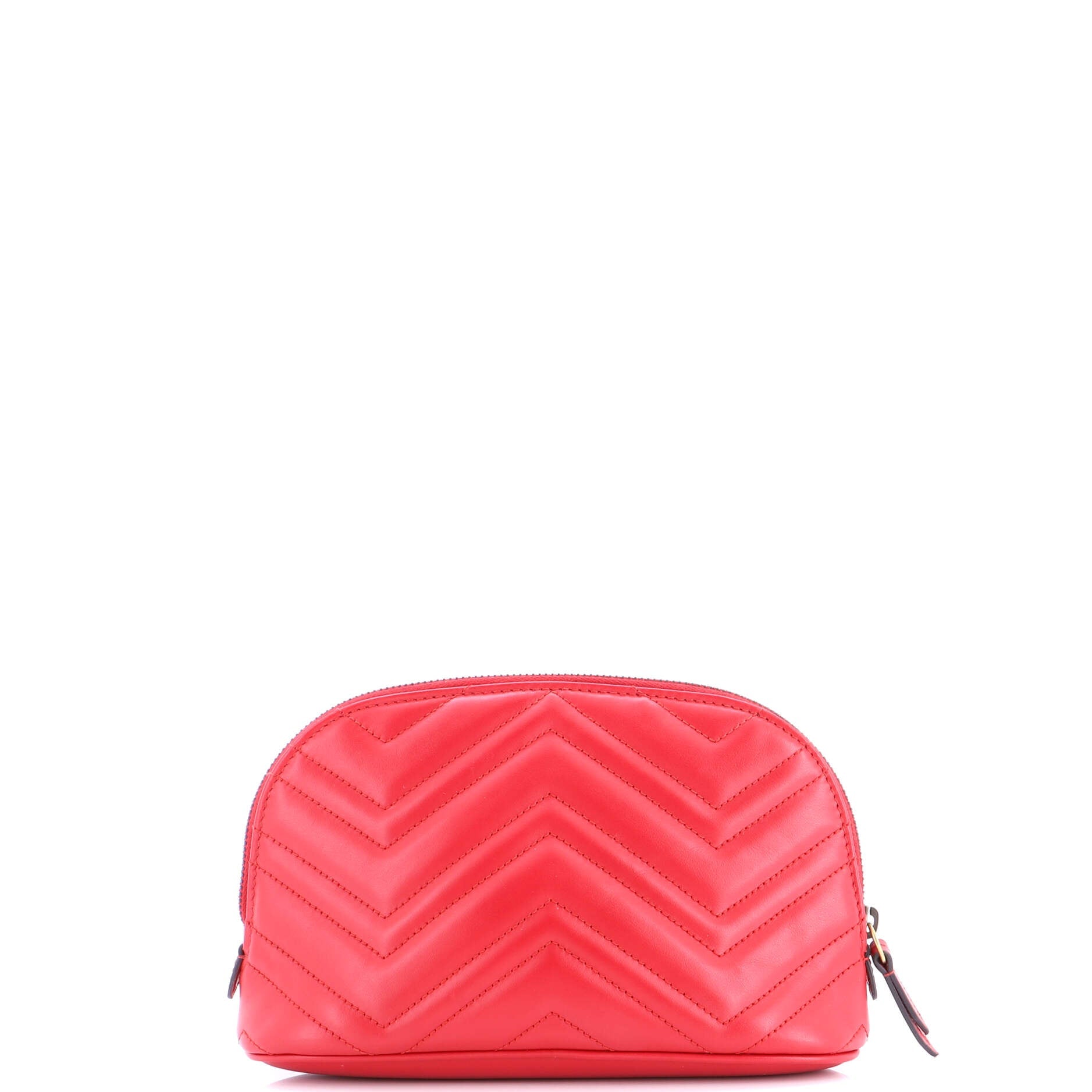 GG Marmont Cosmetic Case Matelasse Leather Large