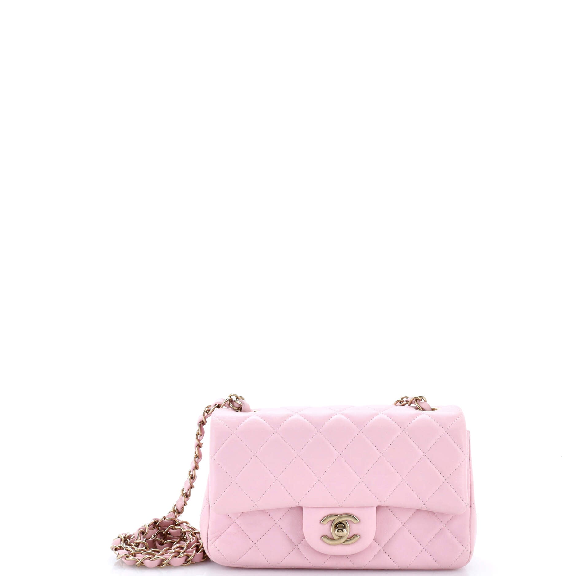 Classic Single Flap Bag Quilted Lambskin Mini