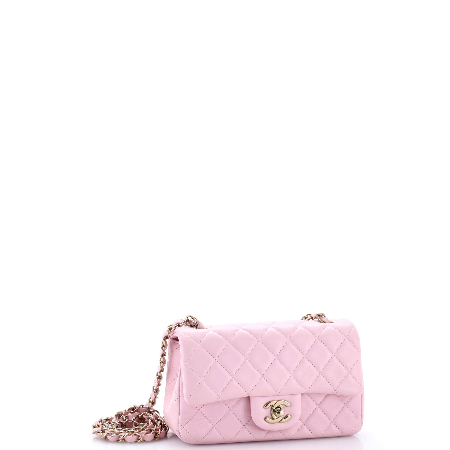 Classic Single Flap Bag Quilted Lambskin Mini