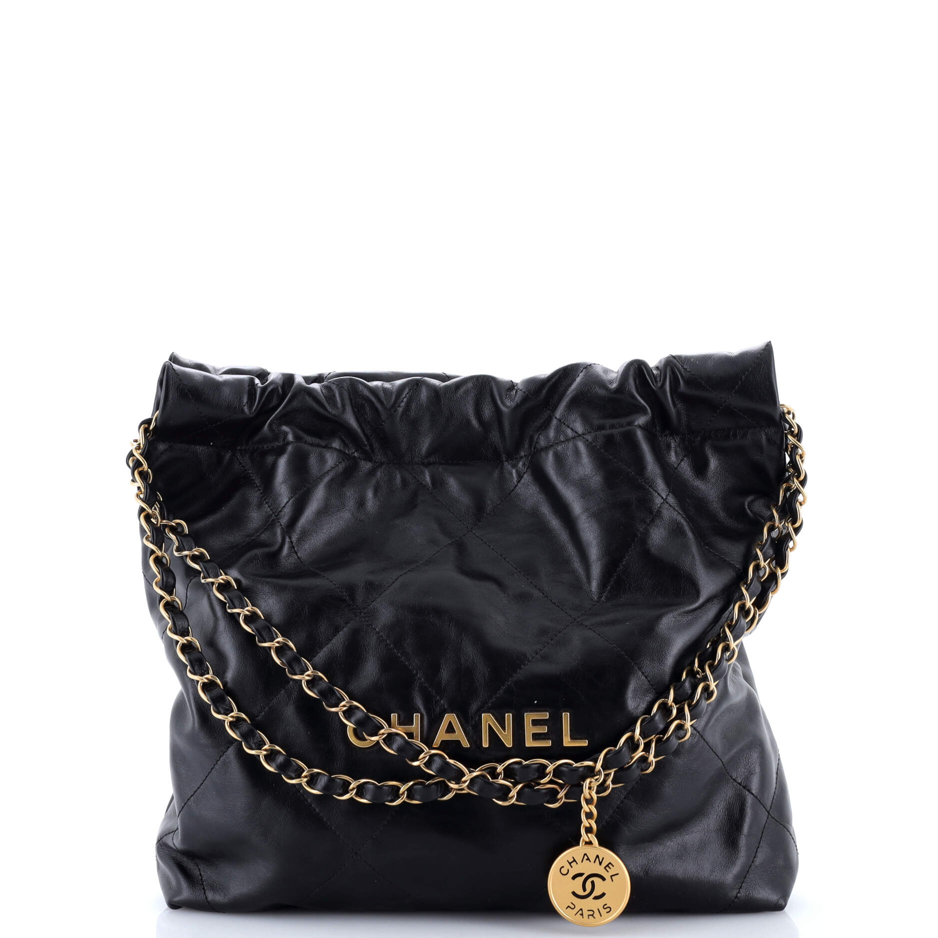 22 Chain Hobo Quilted Calfskin Small