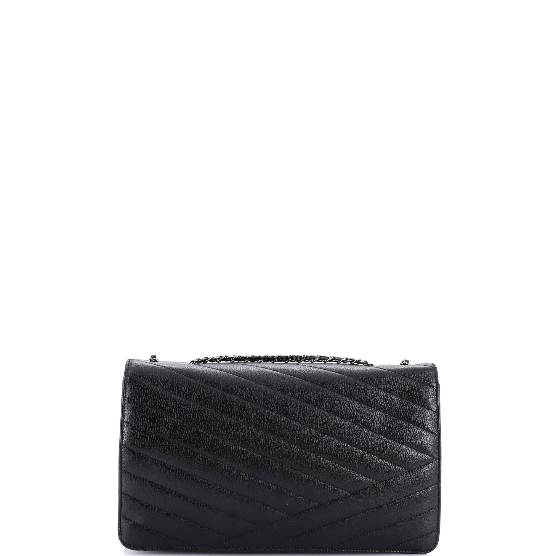 Gabrielle Flap Bag Chevron Goatskin Large