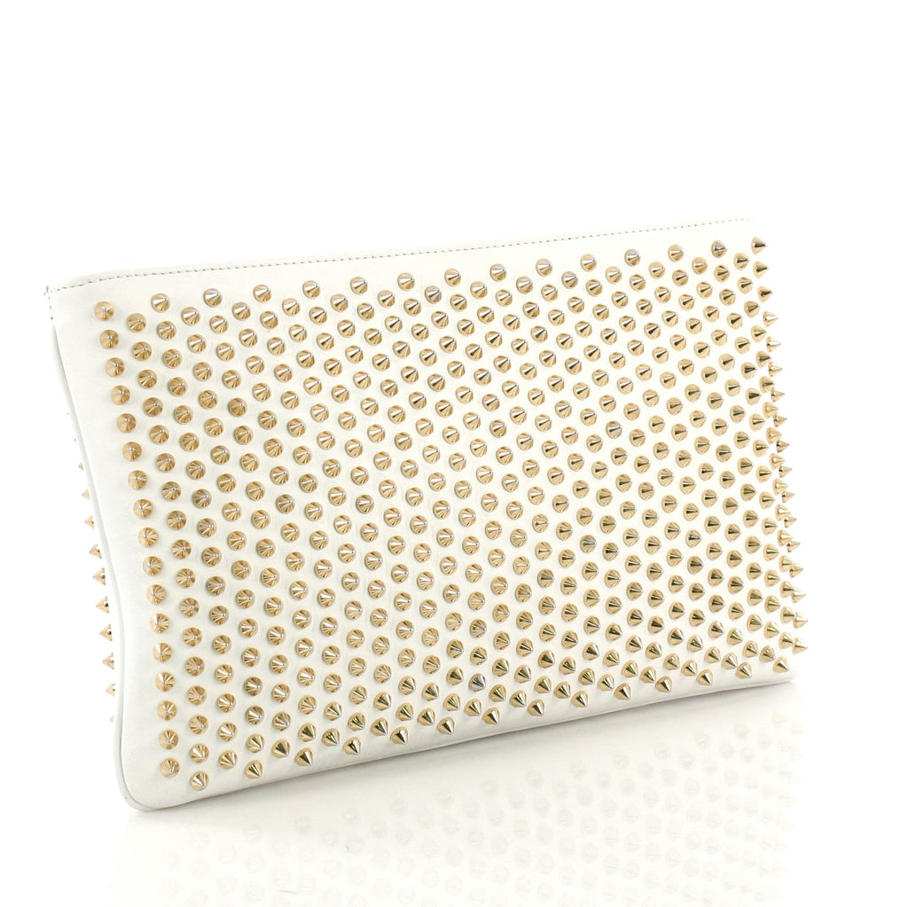 Loubiposh Clutch Spiked Leather