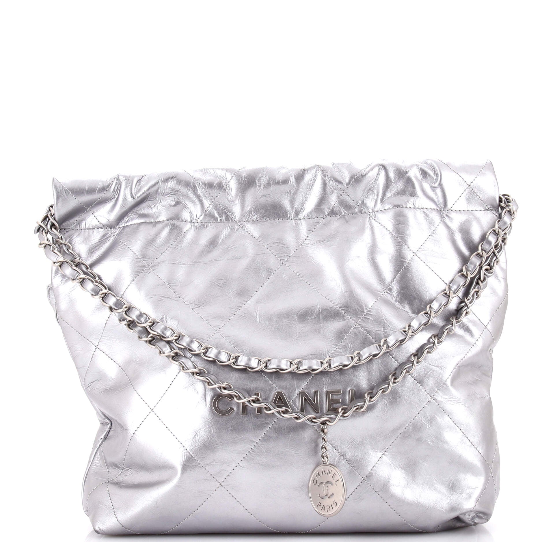 22 Chain Hobo Quilted Calfskin Small