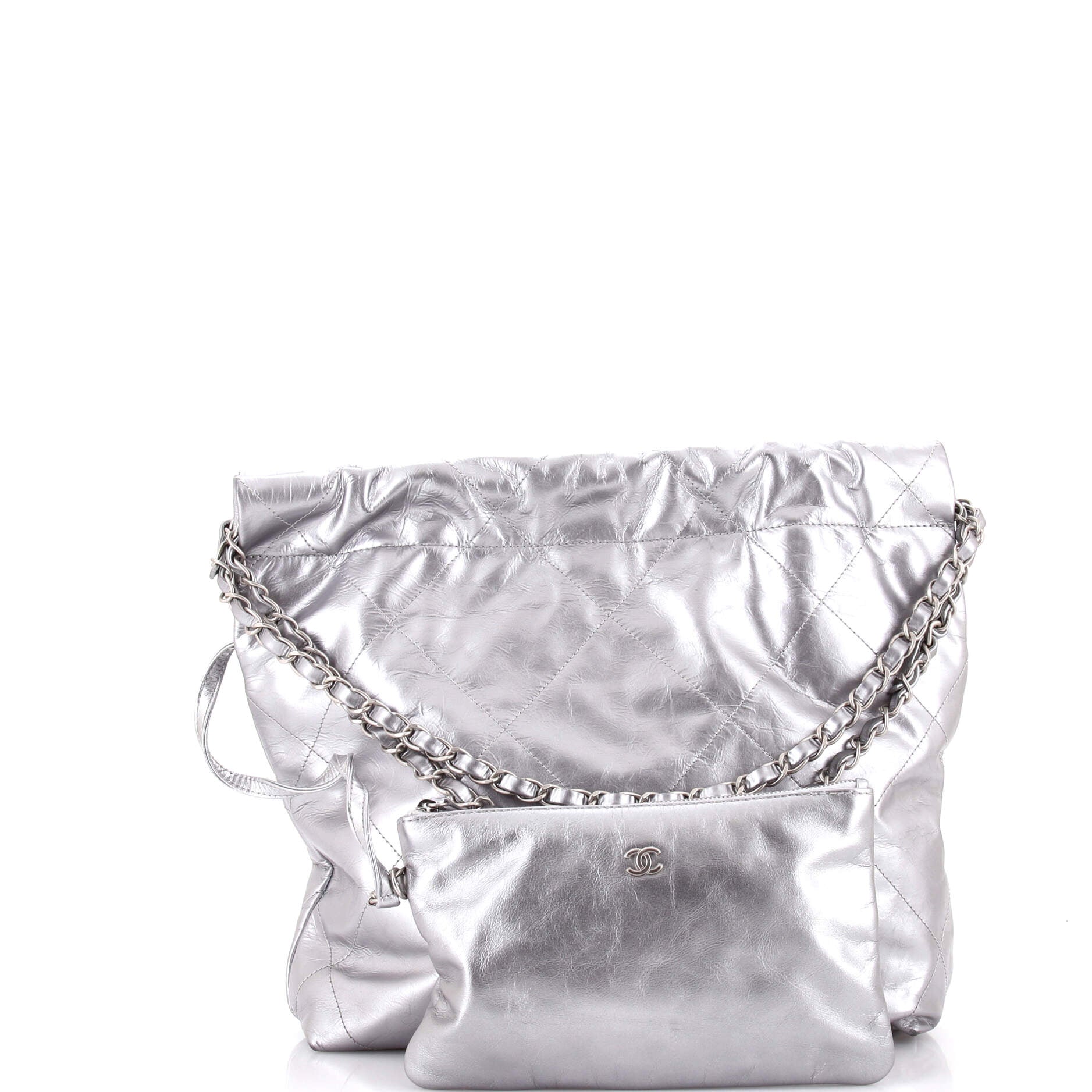 22 Chain Hobo Quilted Calfskin Small