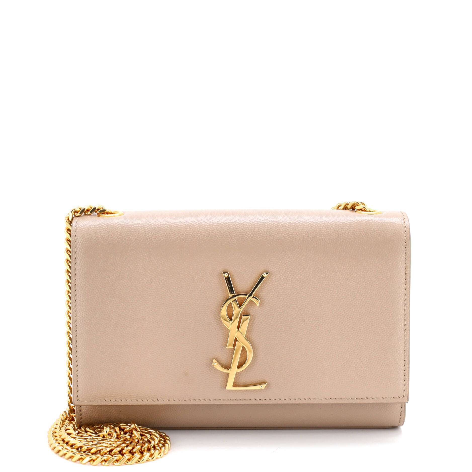 Classic Monogram Crossbody Bag Grainy Leather Small