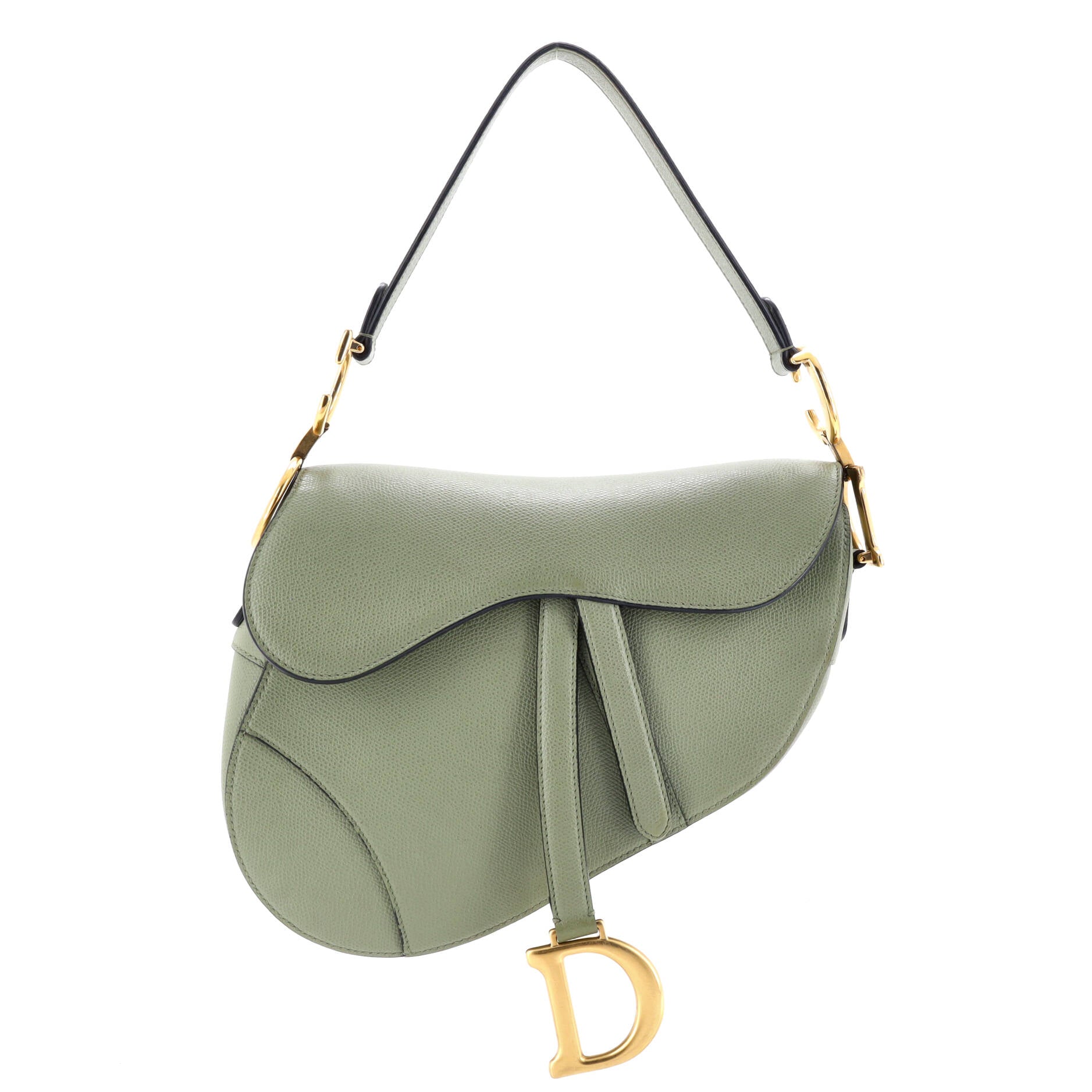Saddle Handbag Leather Medium