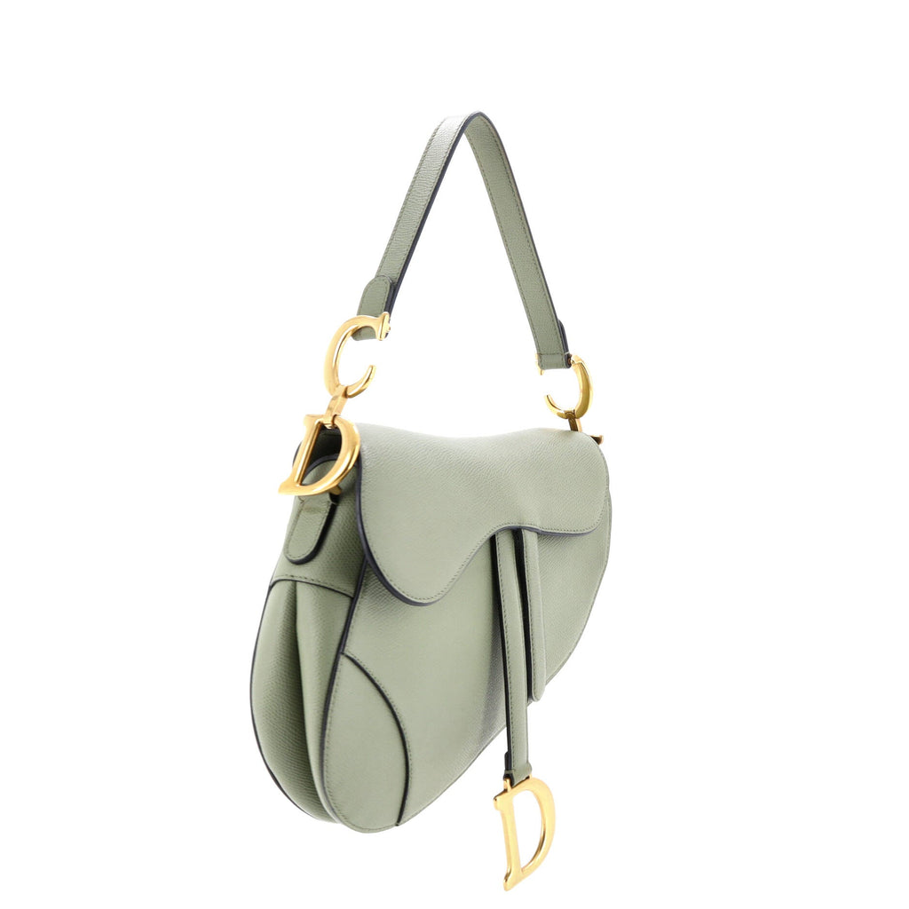 Saddle Handbag Leather Medium