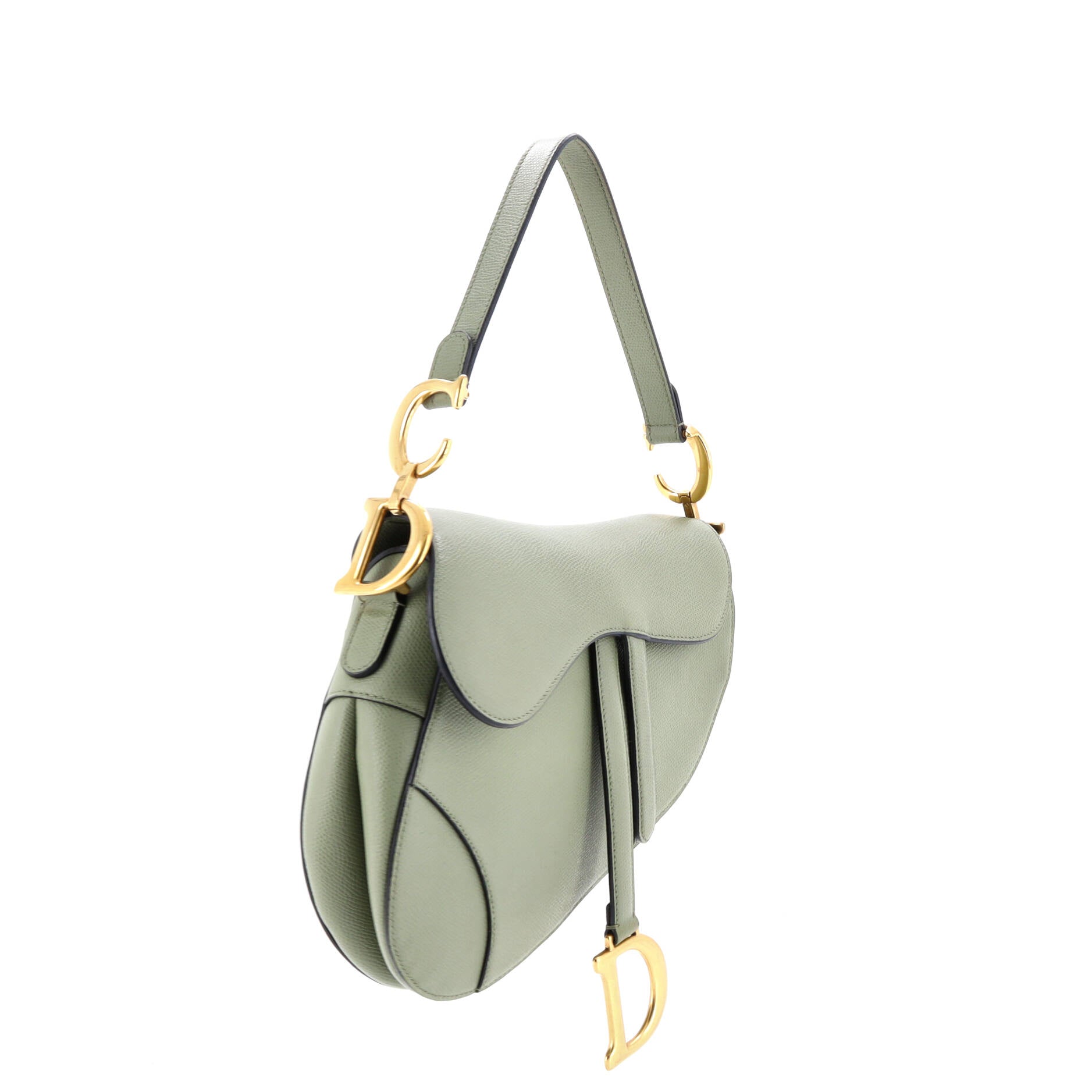 Saddle Handbag Leather Medium