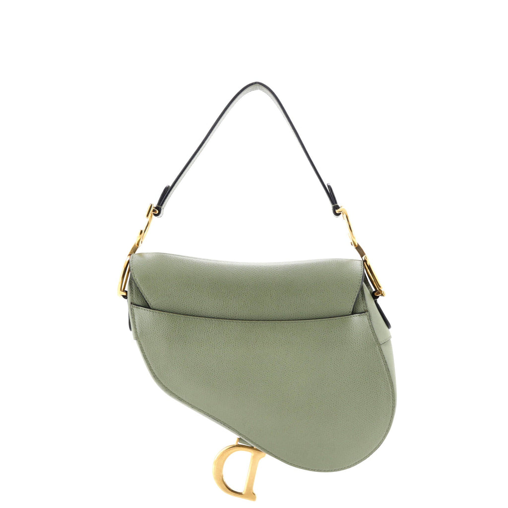 Saddle Handbag Leather Medium