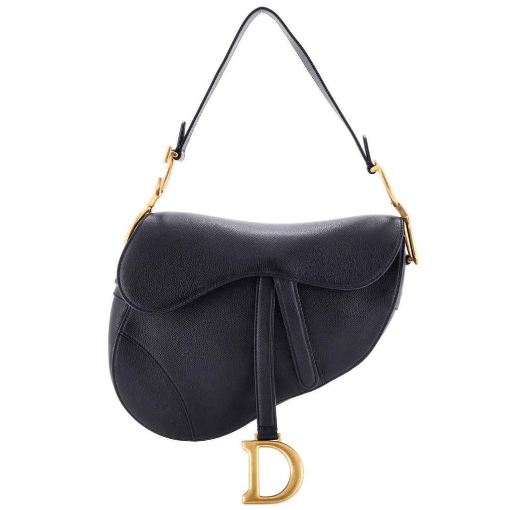 Saddle Handbag Leather Medium