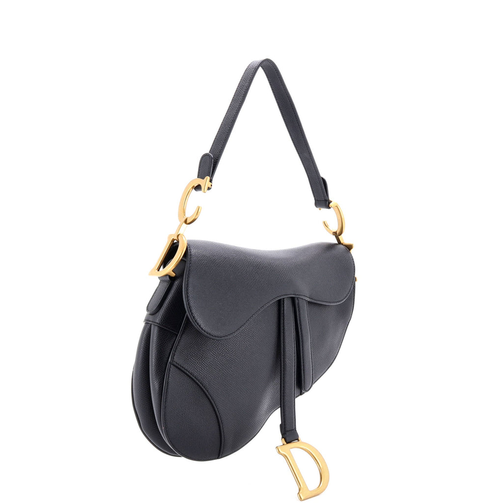 Saddle Handbag Leather Medium