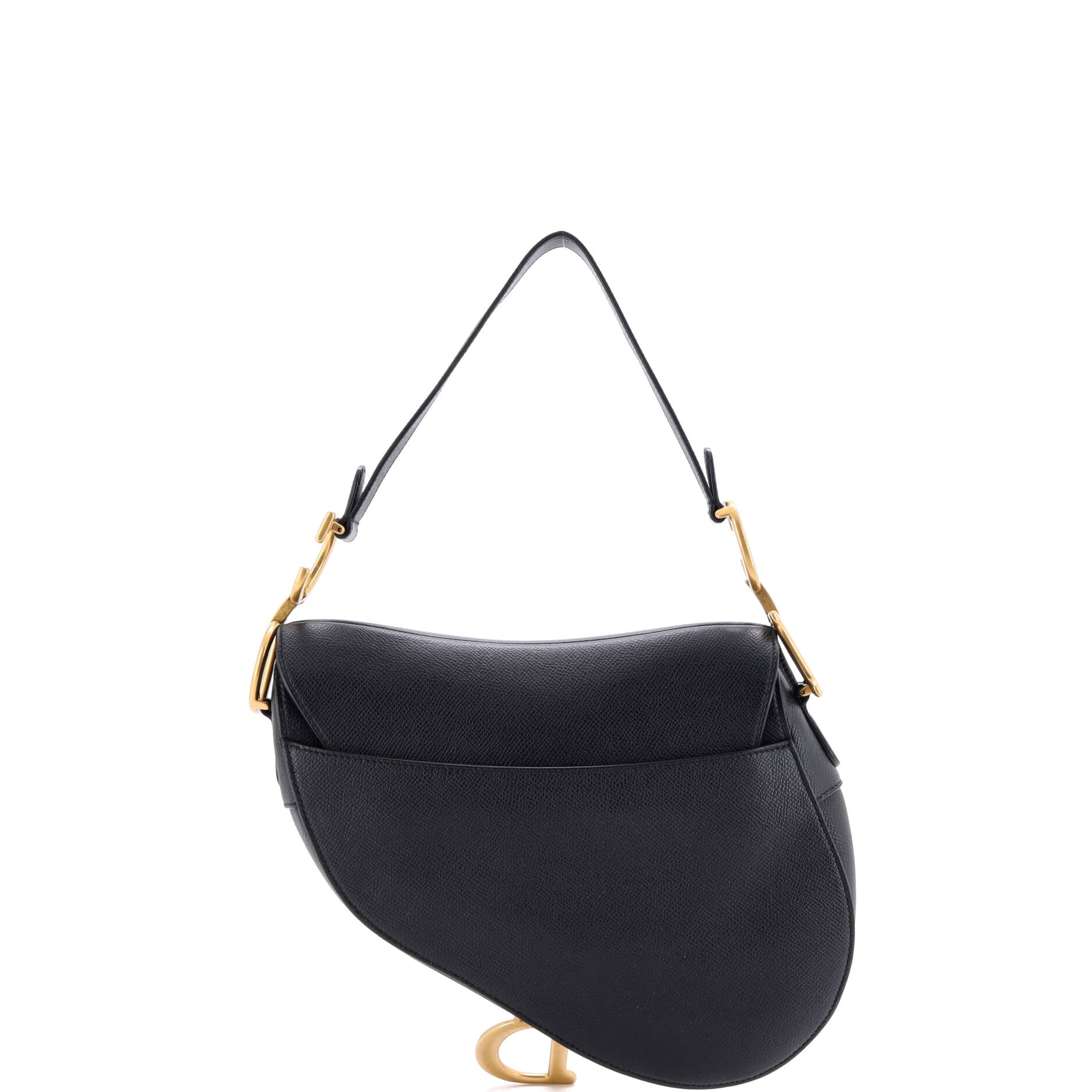 Saddle Handbag Leather Medium