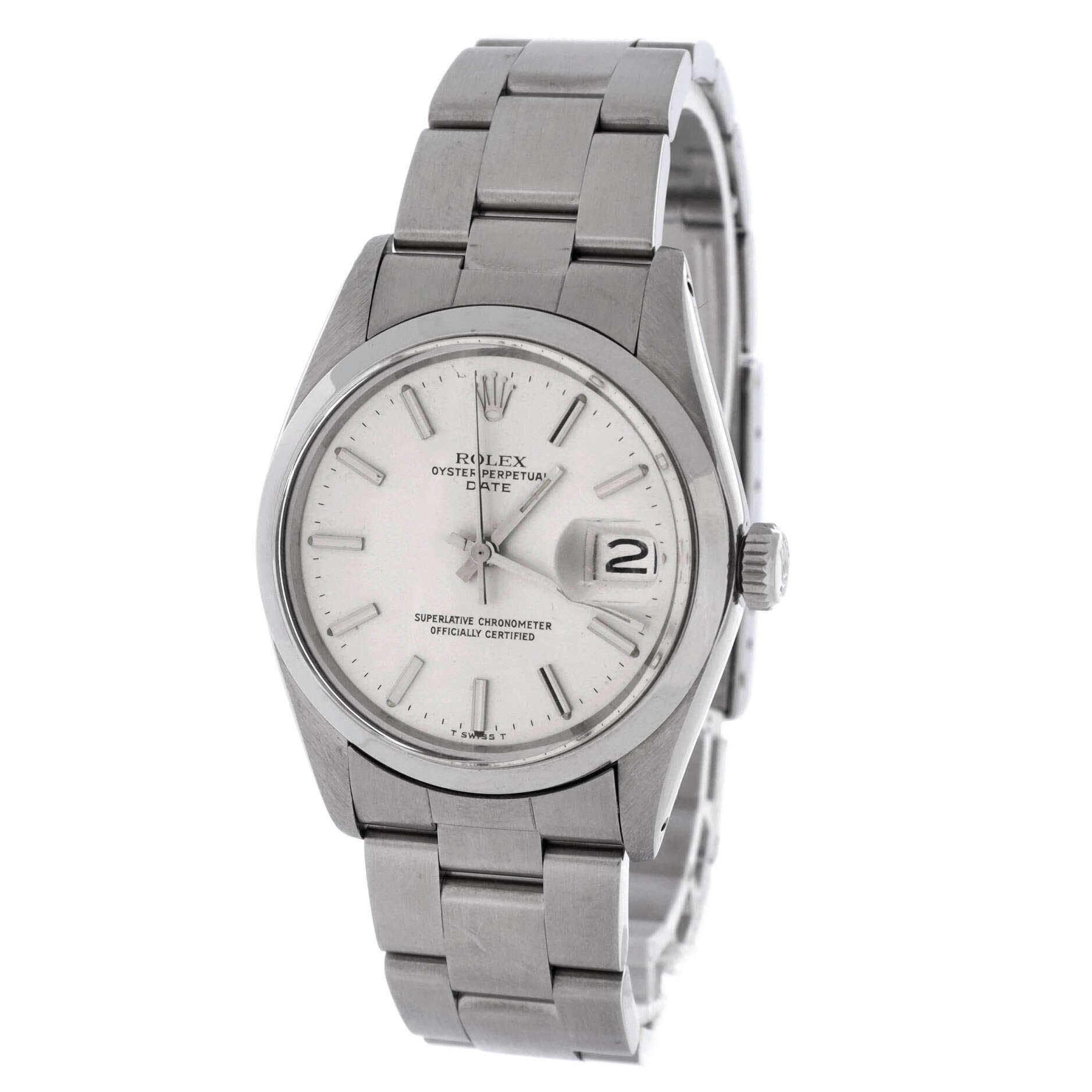 Oyster Perpetual Date Automatic Watch Stainless Steel 34