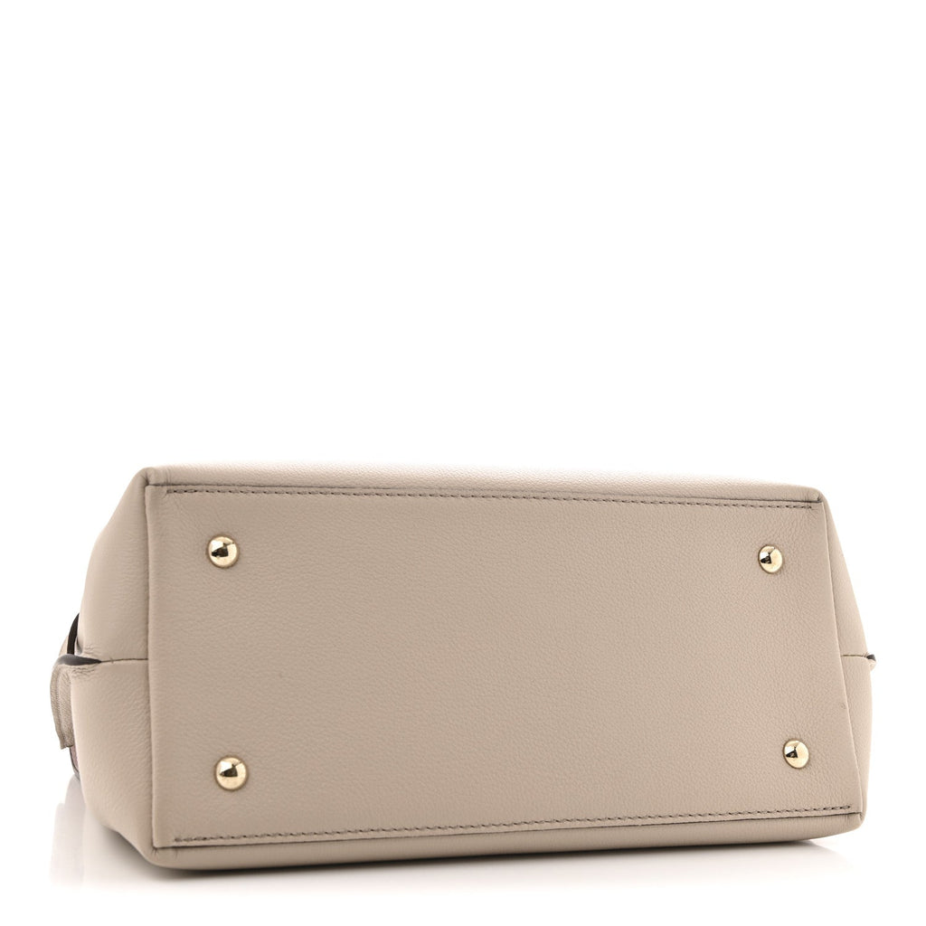 Soft Calfskin Lockme Ever MM Greige