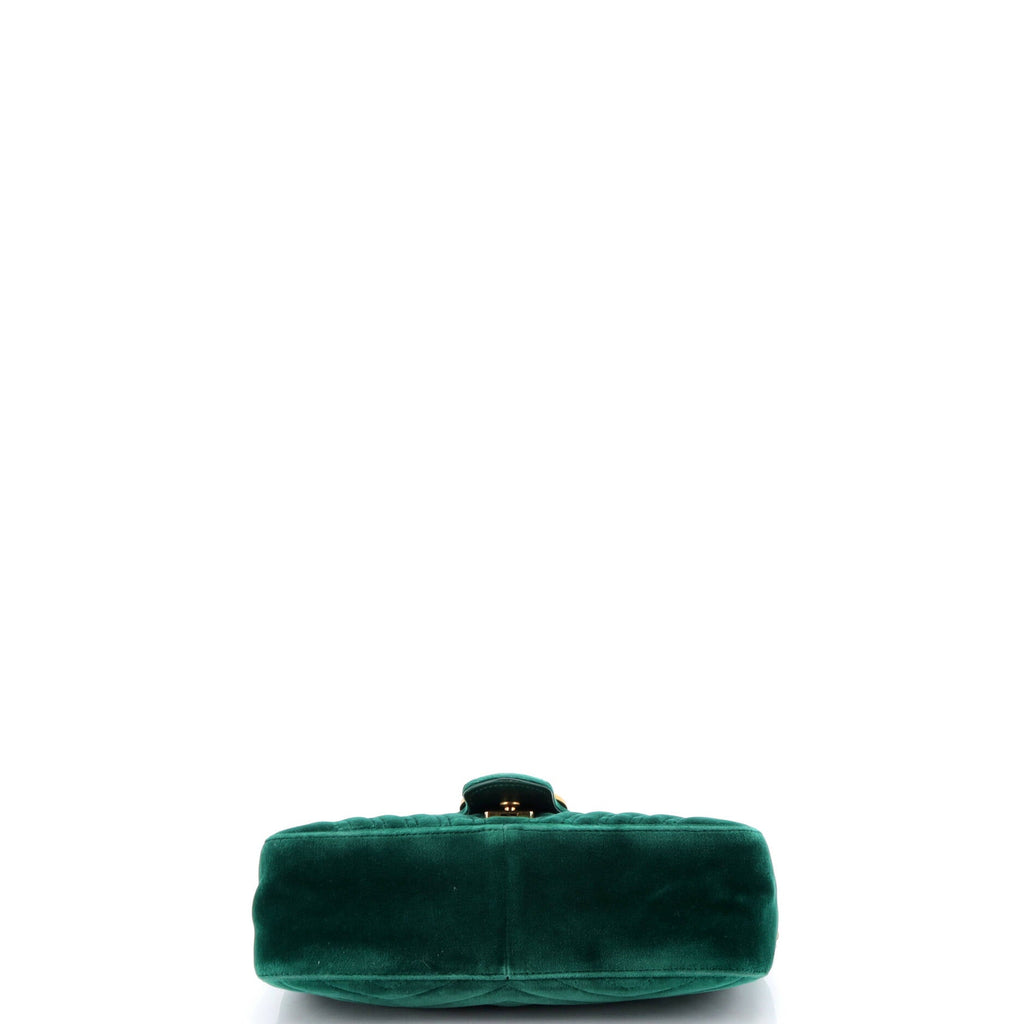 GG Marmont Flap Bag Matelasse Velvet Small