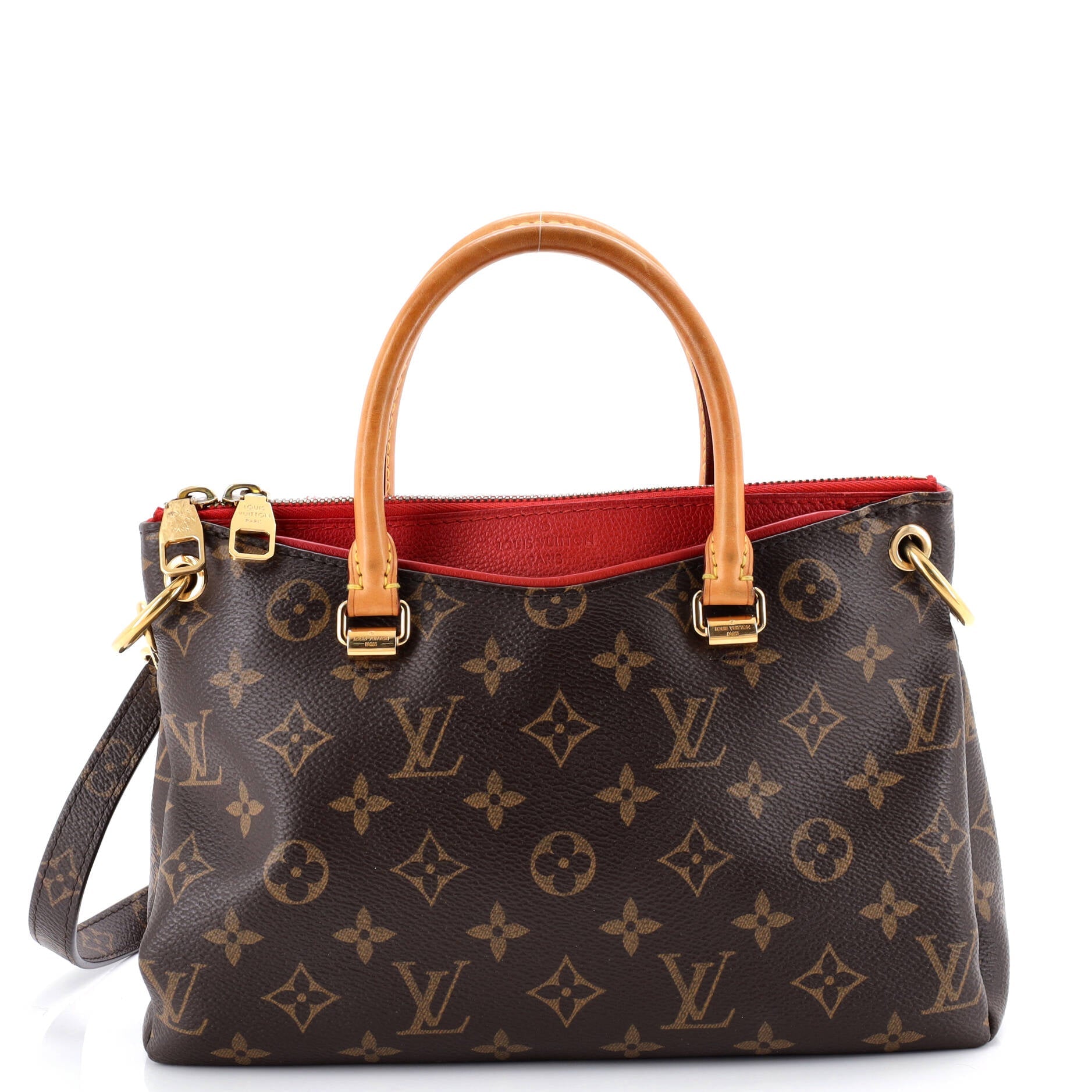 Pallas Tote Monogram Canvas with Leather BB