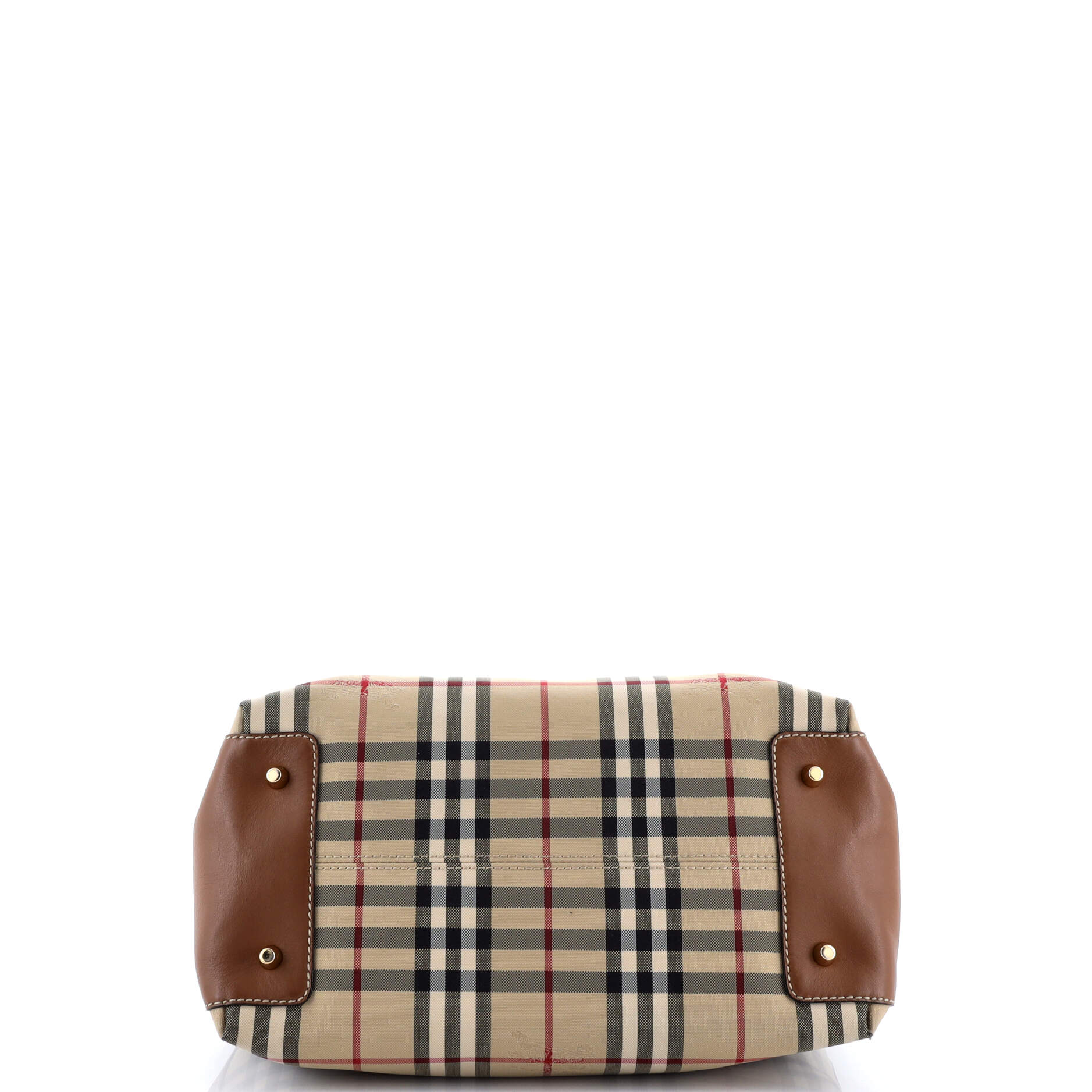 Ballingdon Tote Horseferry Check Canvas and Leather Medium