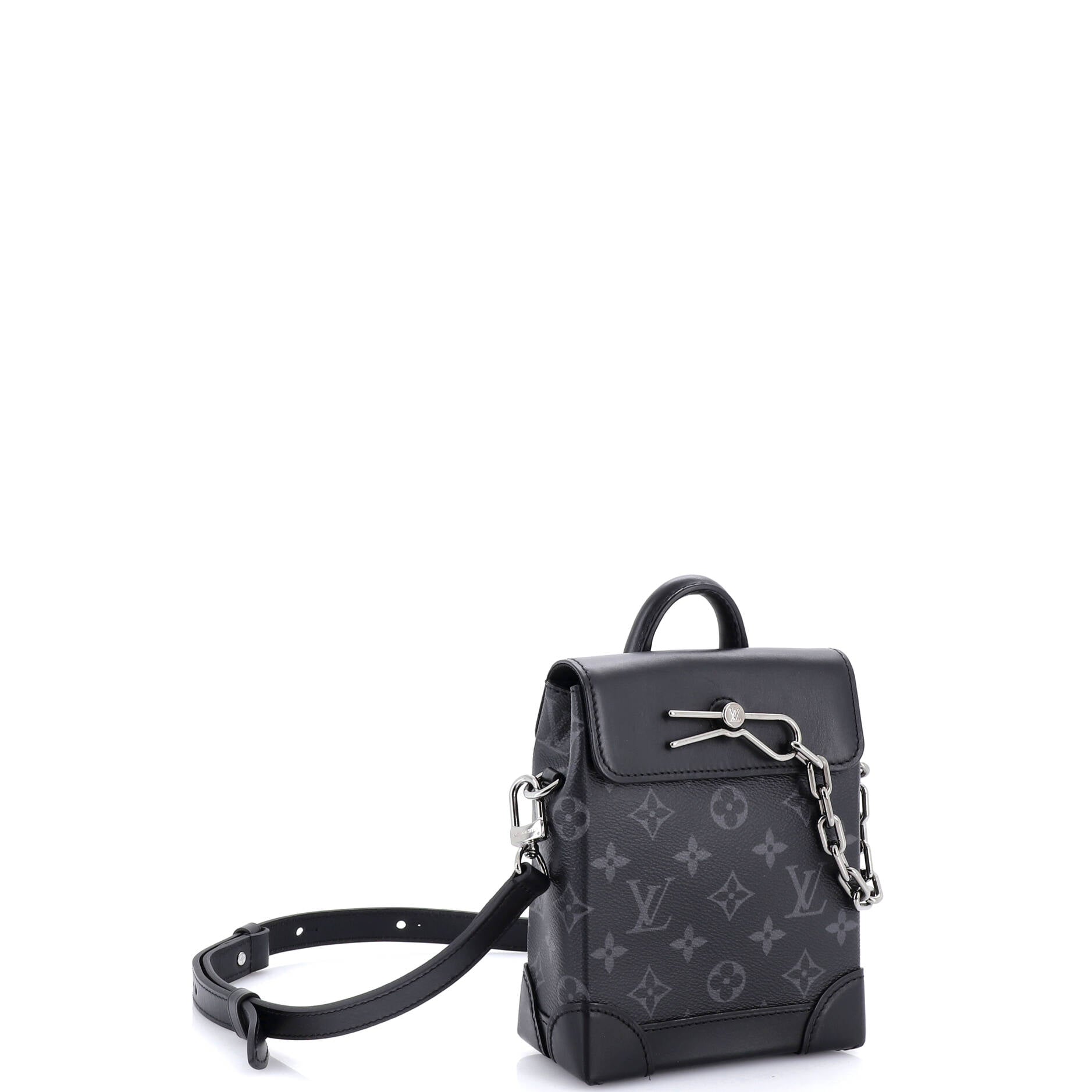 Steamer Bag Monogram Eclipse Canvas Nano