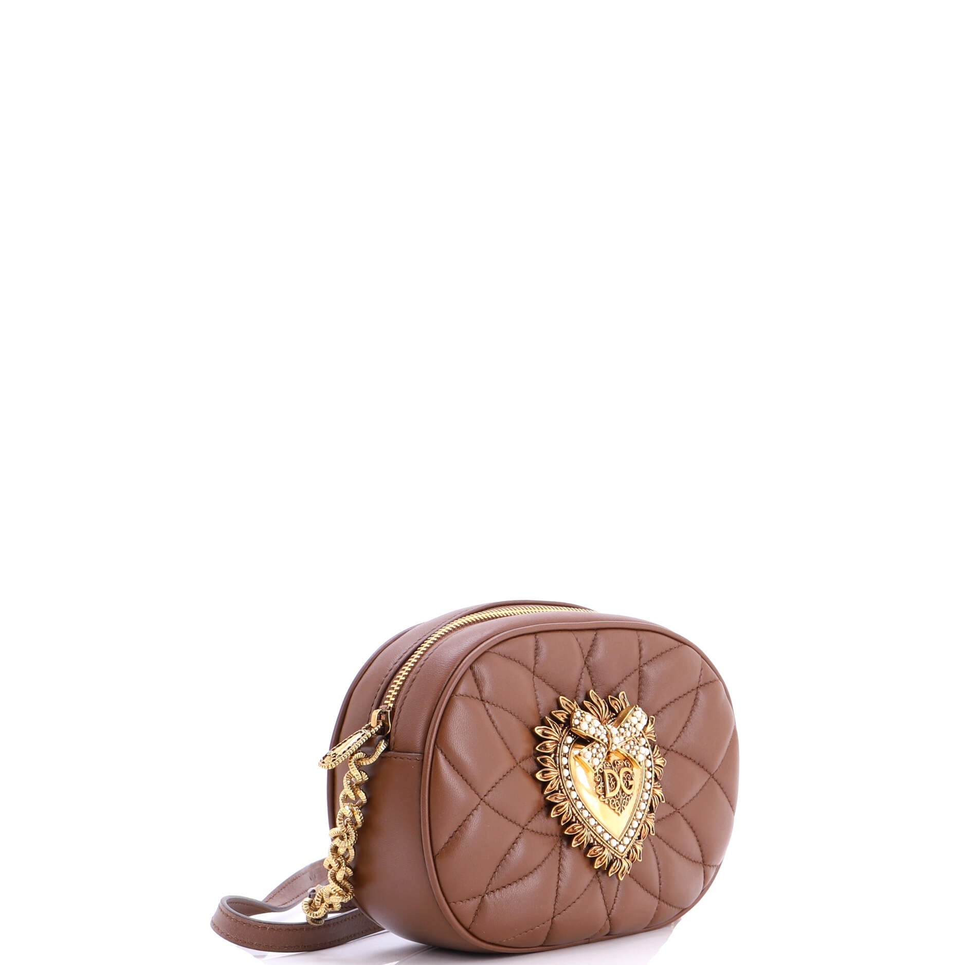 Devotion Camera Bag Quilted Leather Small