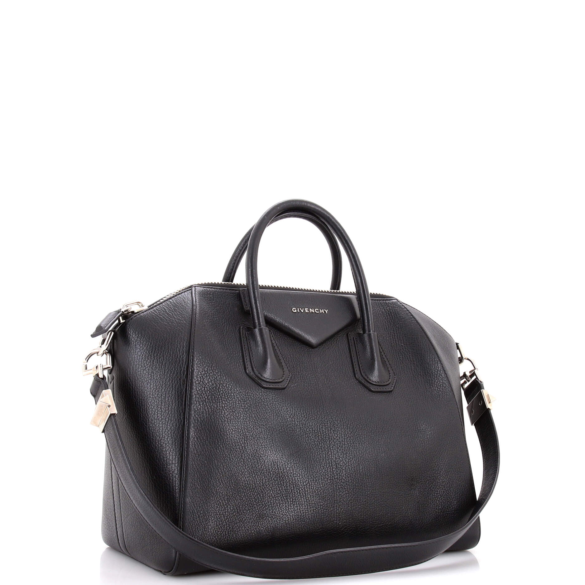 Antigona Bag Leather and Kenya Metal Medium
