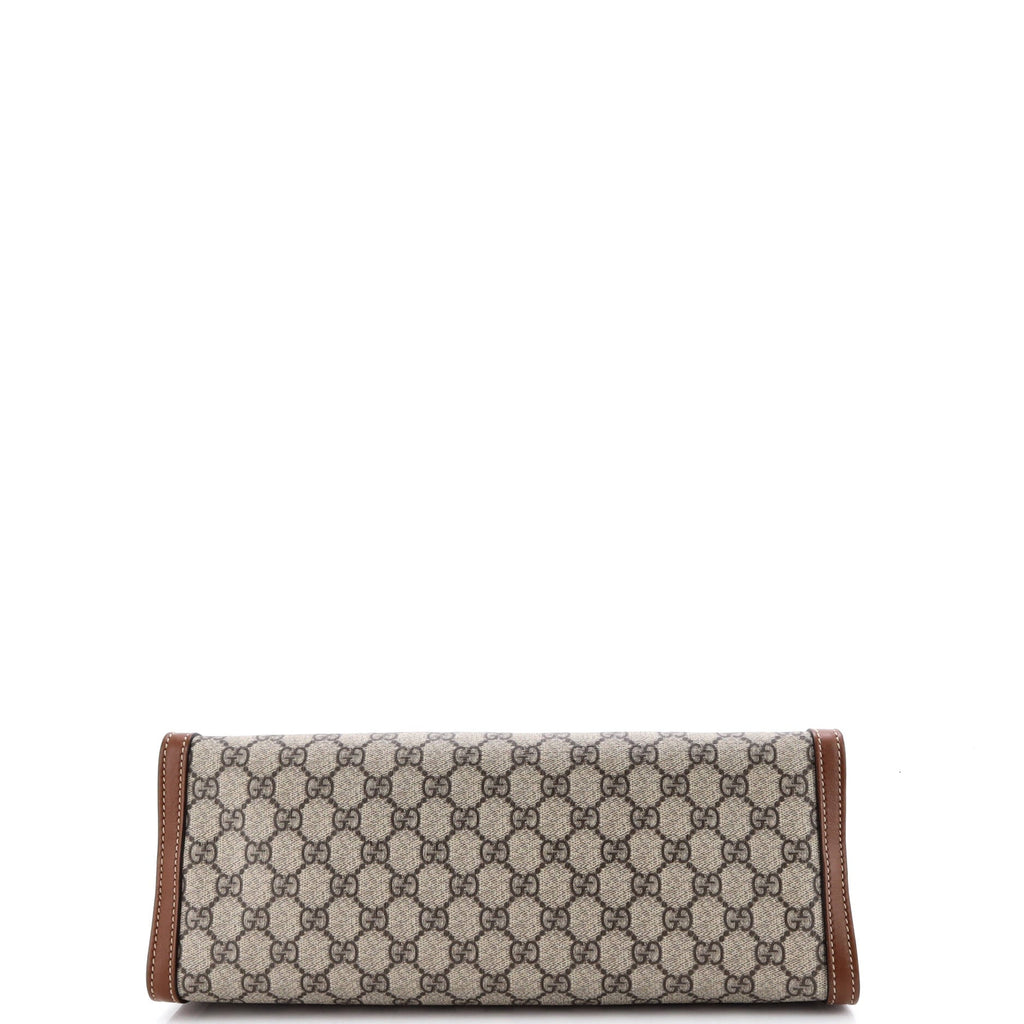 Padlock Chain Tote GG Coated Canvas with Leather Medium