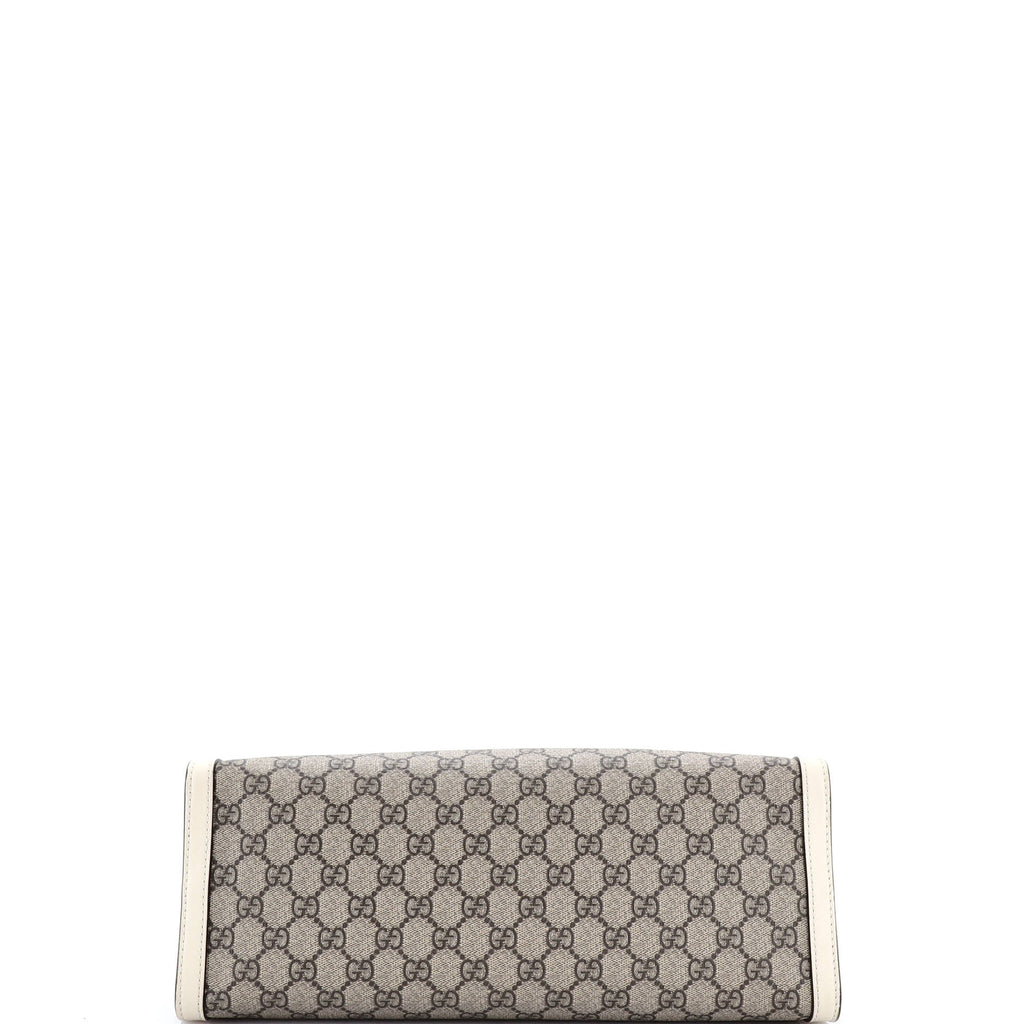 Padlock Chain Tote GG Coated Canvas with Leather Medium