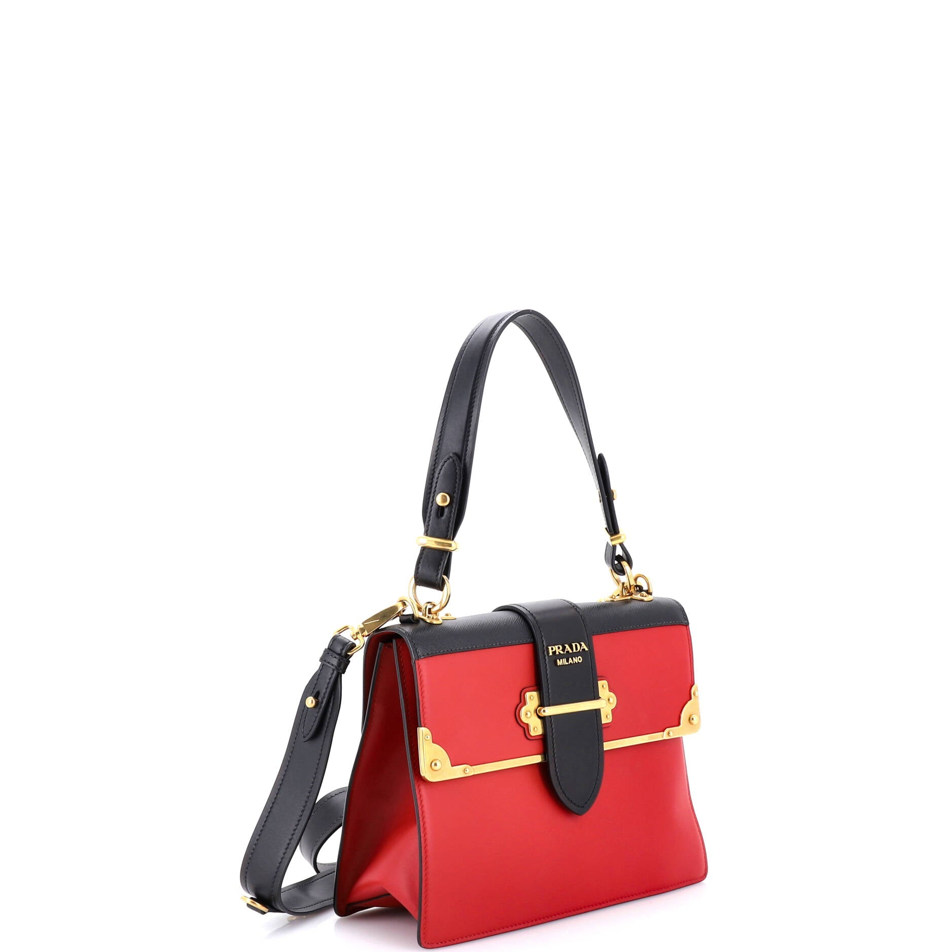 Cahier Convertible Shoulder Bag City Calf and Saffiano Medium